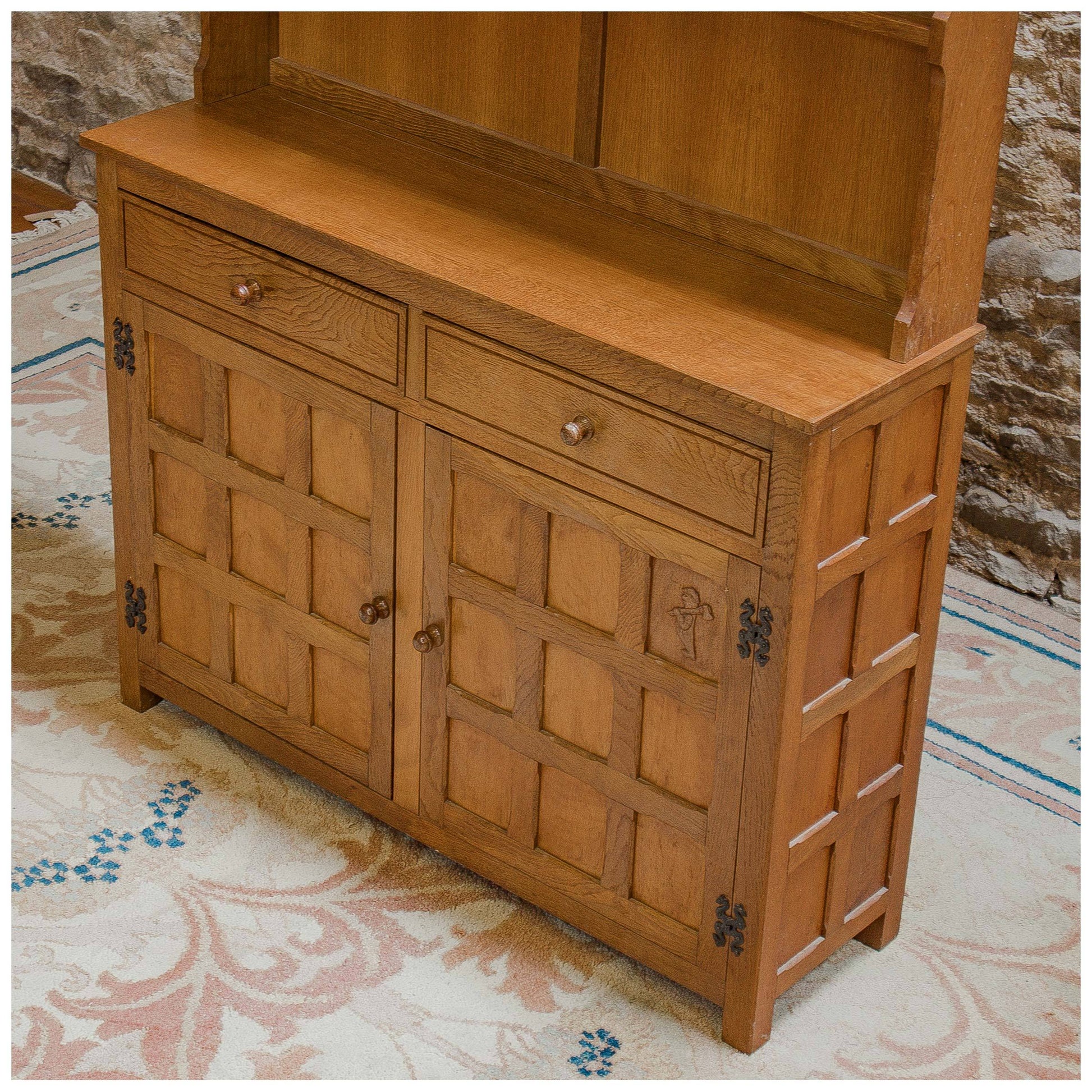 Arts & Crafts Yorkshire School Furniture English Oak Yorkshire School Dresser