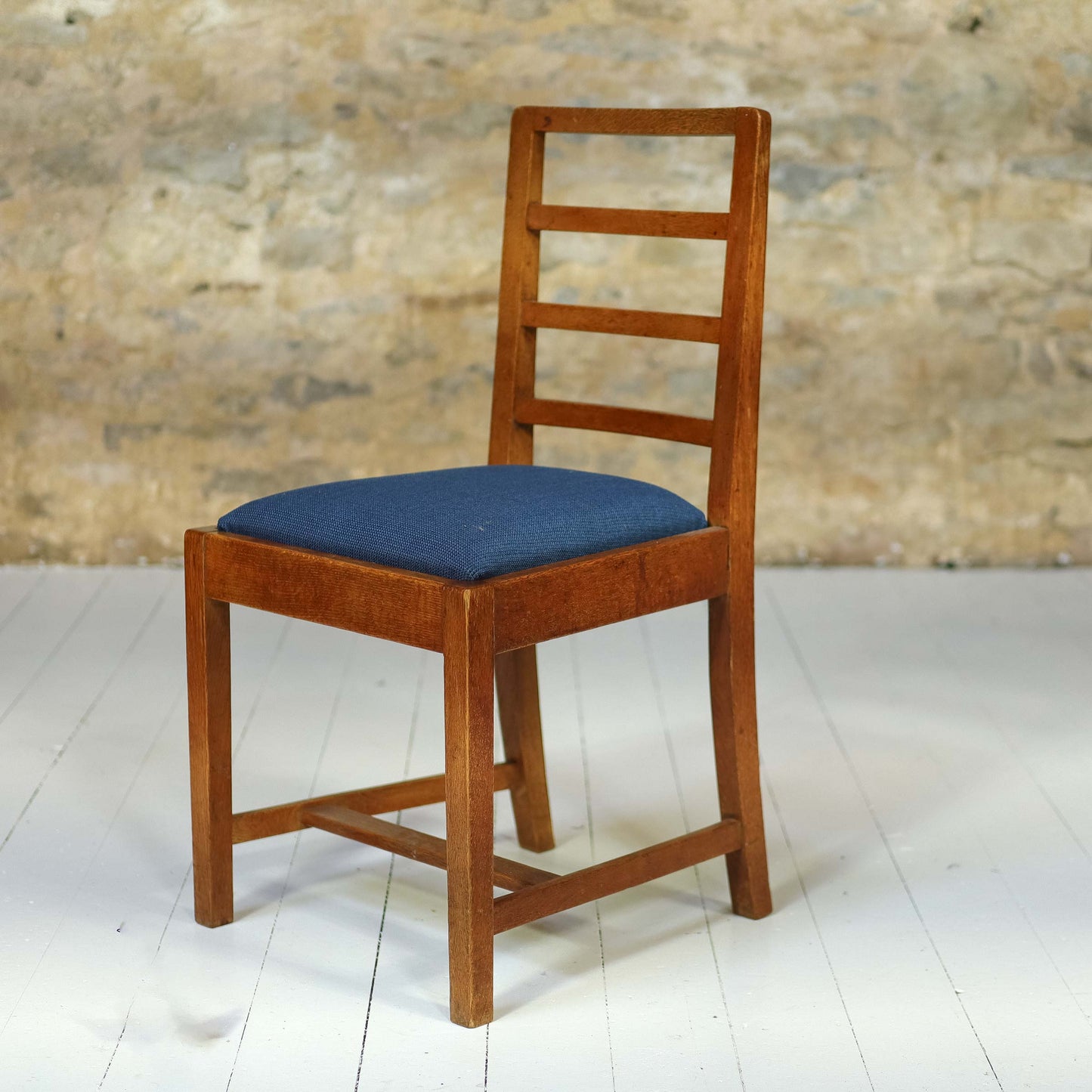 Set of 6 Gordon Russell Arts & Crafts Cotswold School English Oak Chair c. 1935