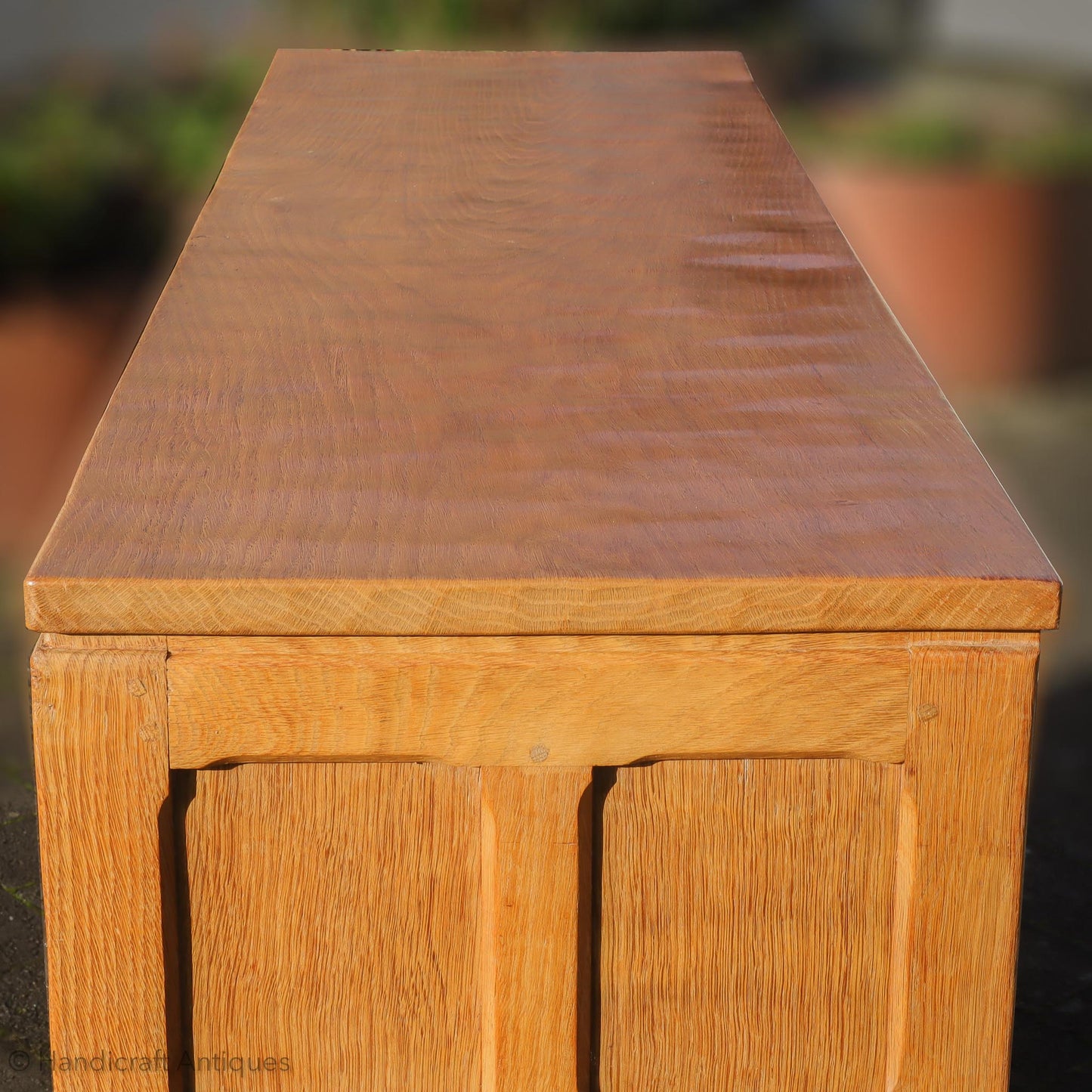 Arts & Crafts Yorkshire School English Oak Dresser c. 1970.