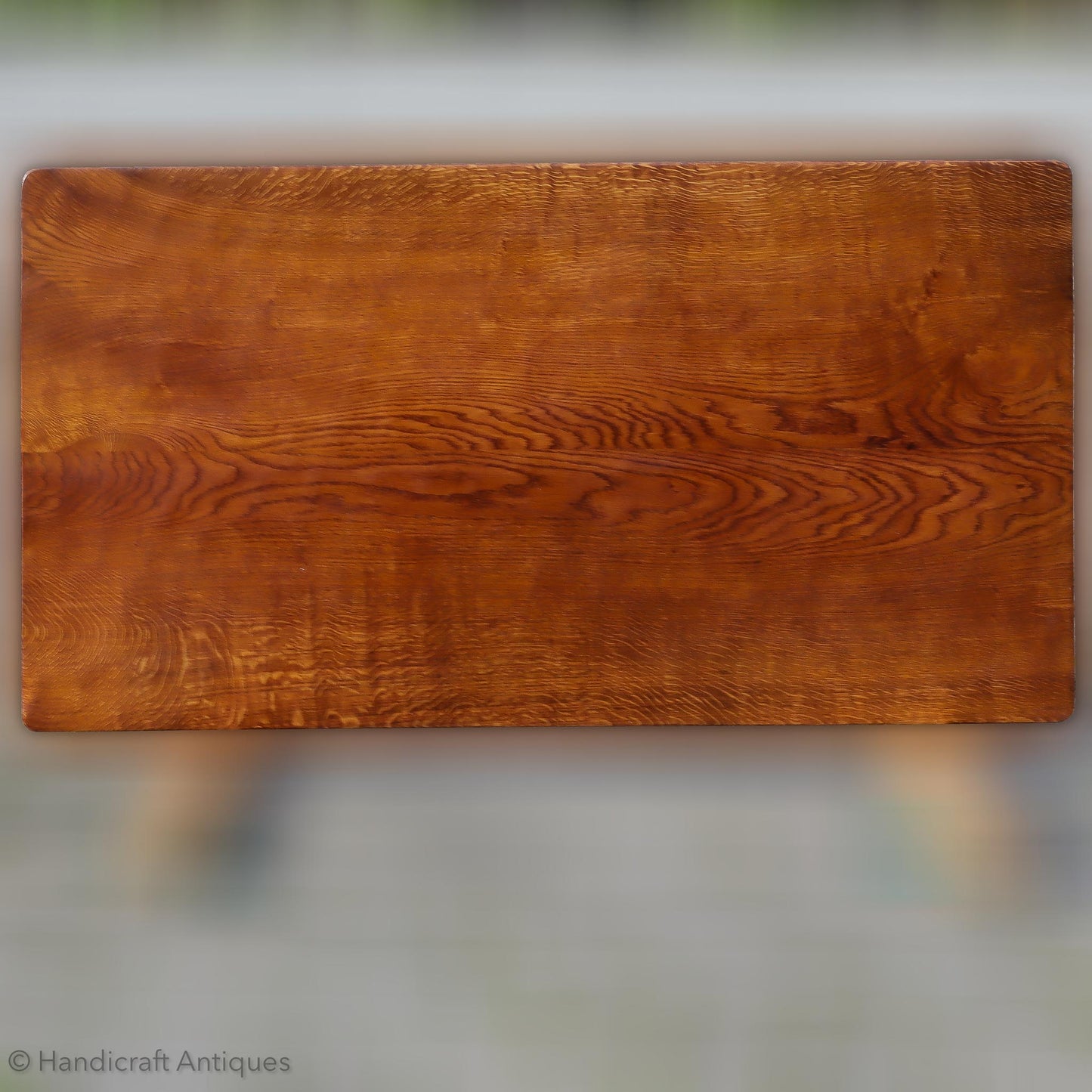 Robert 'Mouseman' Thompson Arts & Crafts Yorkshire School English Oak Dining Table