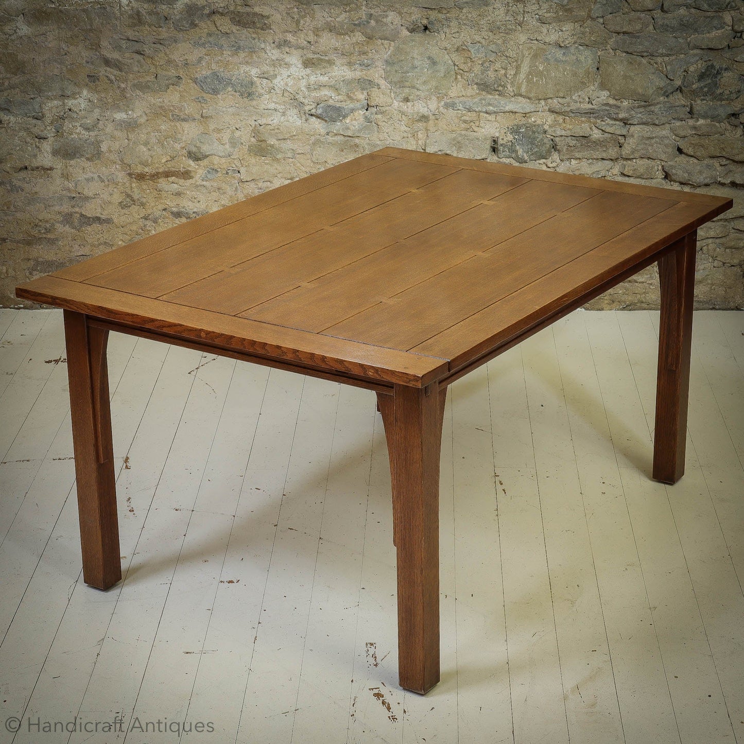 Stickley Furniture Arts & Crafts Mission School Oak Dining Table