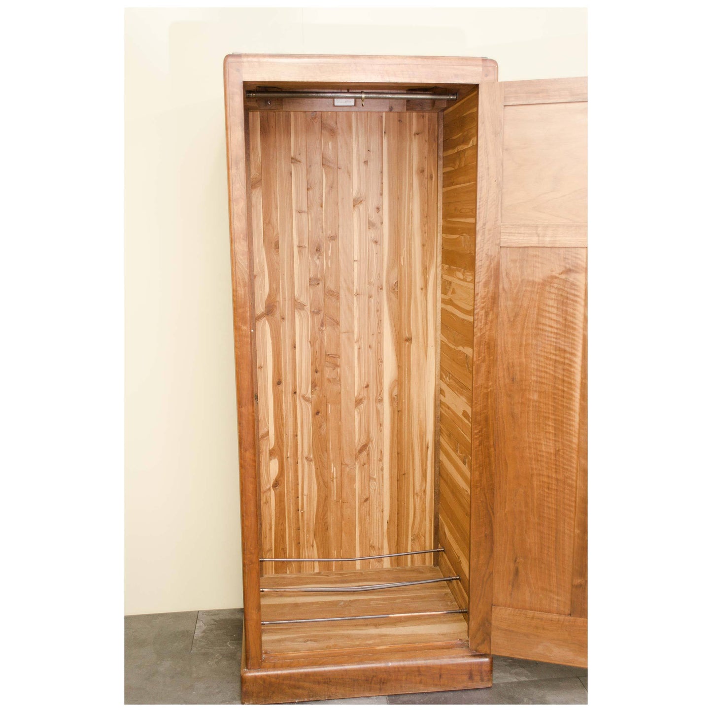 Betty Joel (Token Works) Betty Joel Antique Arts Crafts Walnut Single Door Wardrobe 1928 1928