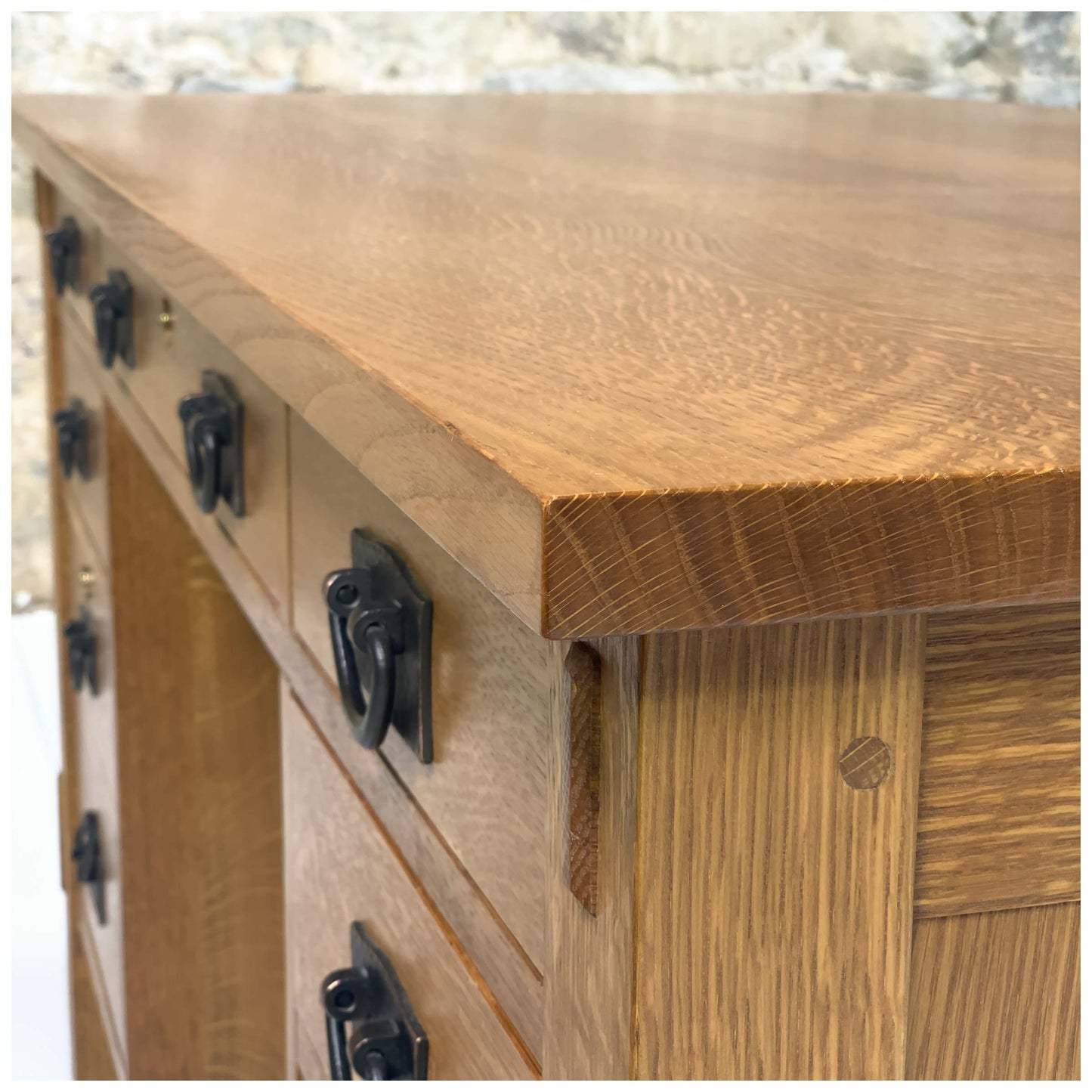 Stickley Furniture Arts & Crafts Mission School Oak Desk 2006