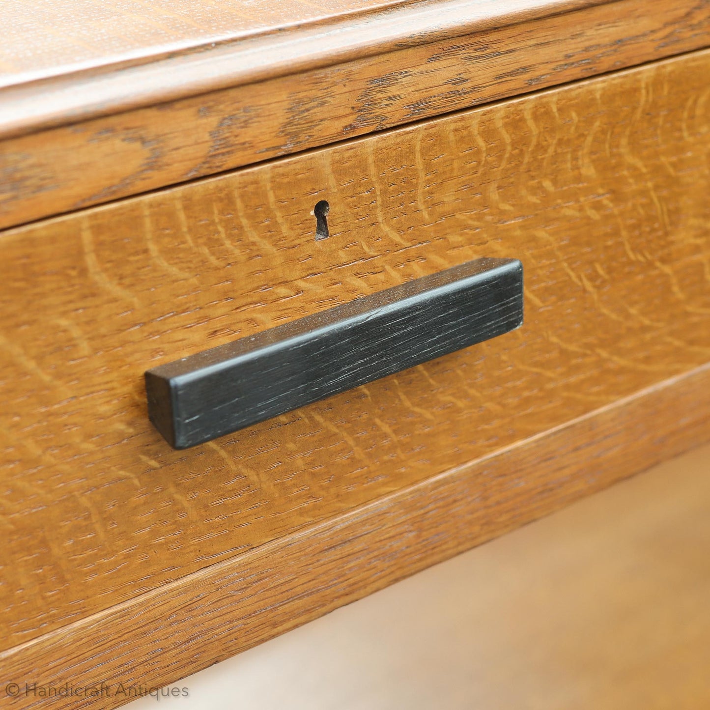 Arthur W. Simpson Arts & Crafts Lakes School English Oak Sideboard 1930.