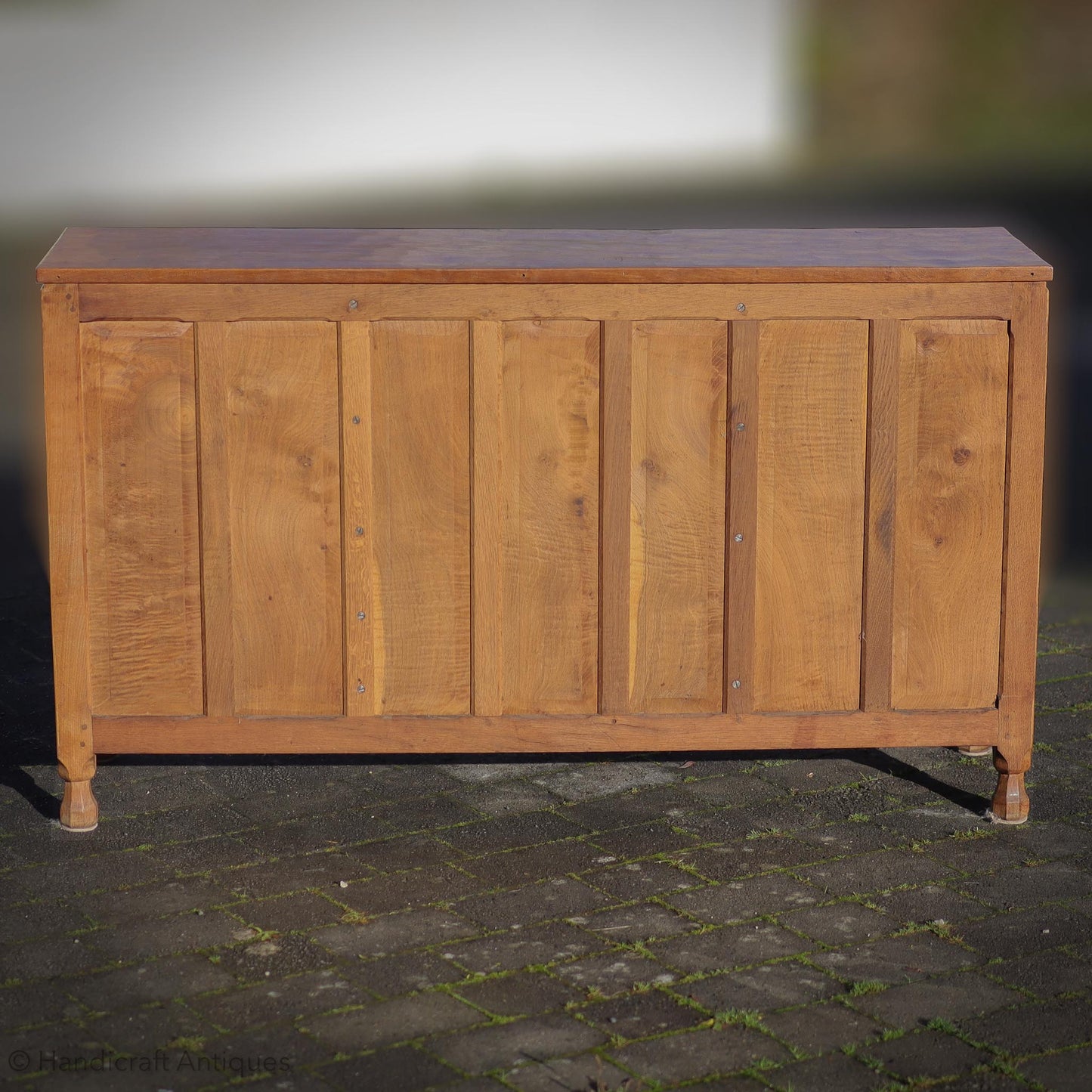 Arts & Crafts Yorkshire School English Oak Dresser c. 1970.