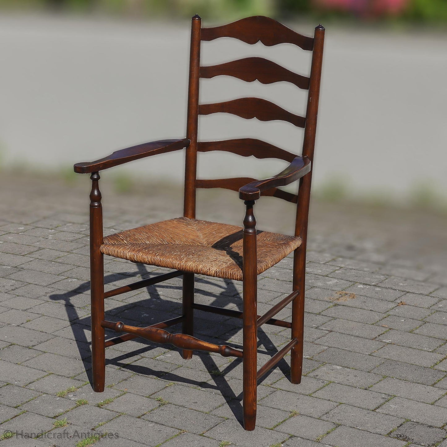 Edward Gardiner (Ernest Gimson design) Arts & Crafts Cotswold School Armchair