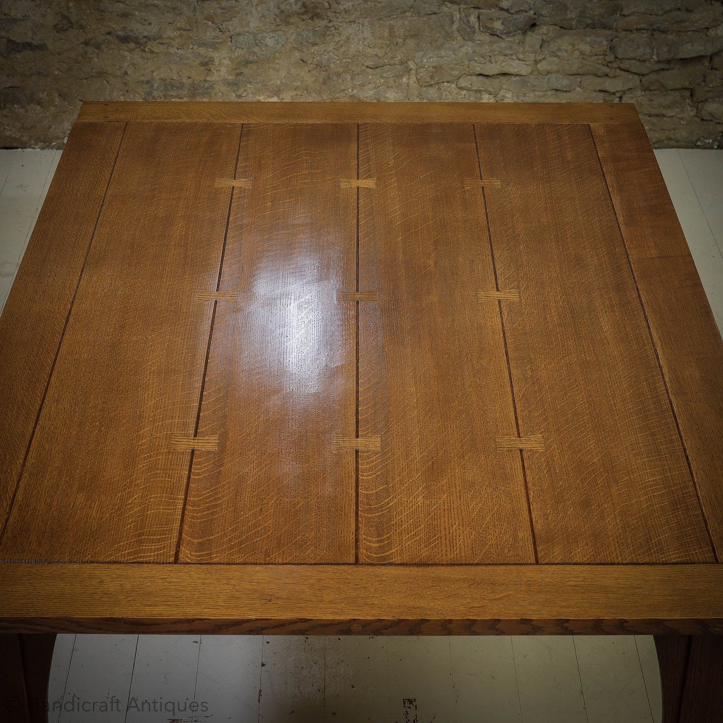 Stickley Furniture Arts & Crafts Mission School Oak Dining Table