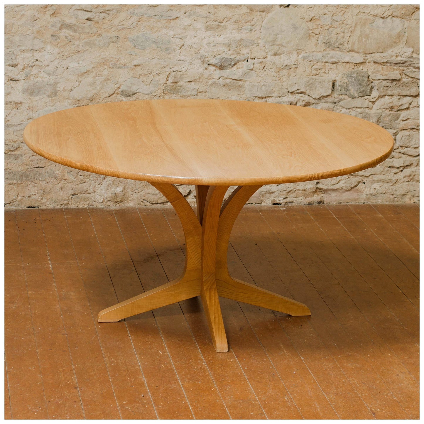 Edward Barnsley Arts & Crafts Cotswold School Olive Ash Circular Dining Table