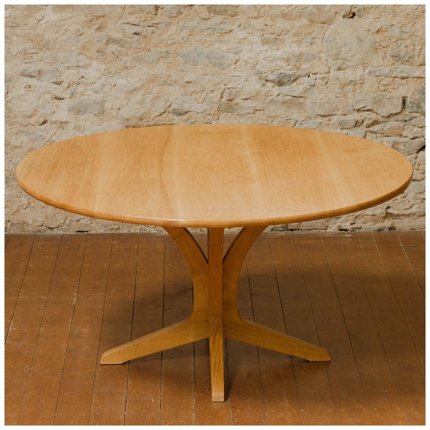 Edward Barnsley Arts & Crafts Cotswold School Olive Ash Circular Dining Table