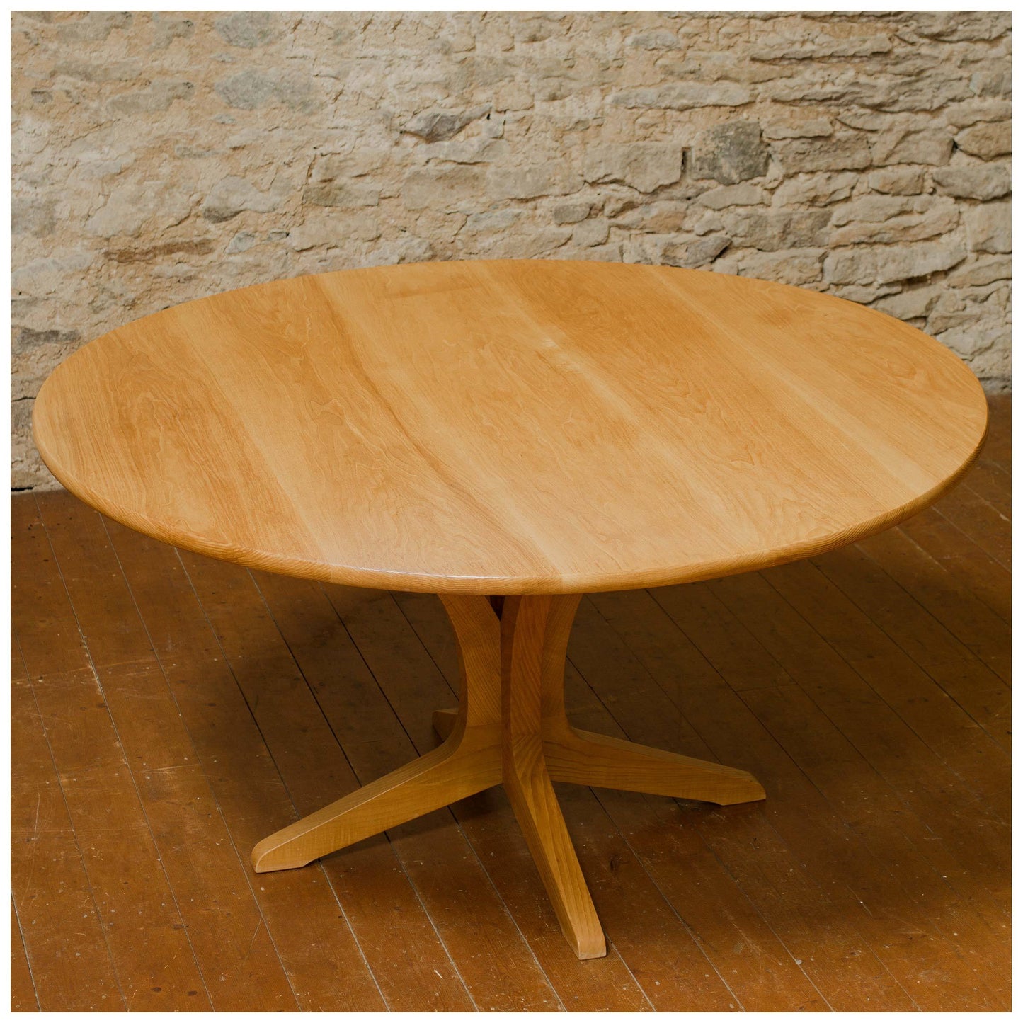Edward Barnsley Arts & Crafts Cotswold School Olive Ash Circular Dining Table