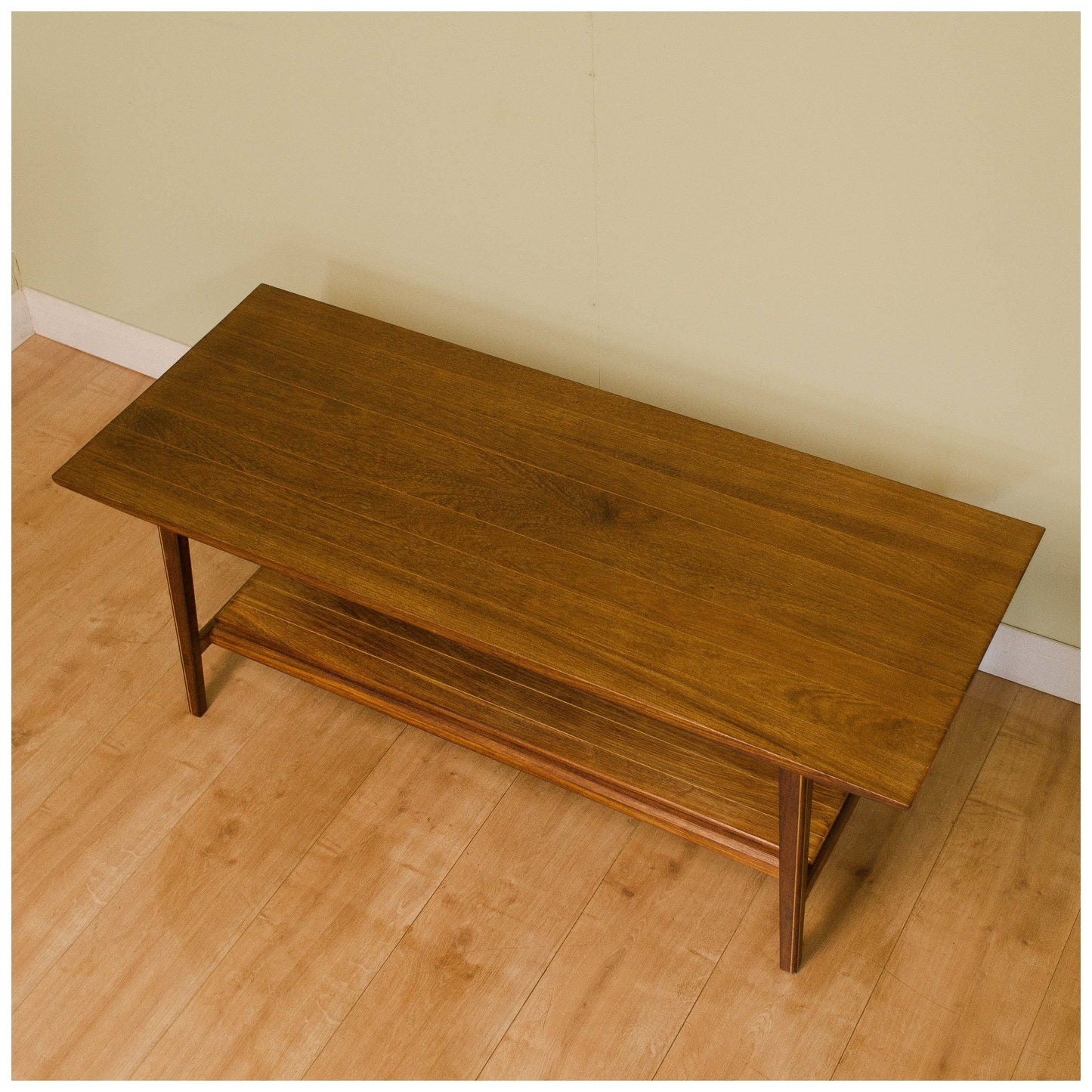 Edward Barnsley Arts & Crafts Sycamore and Holly Wood Inlaid Coffee Table 1951