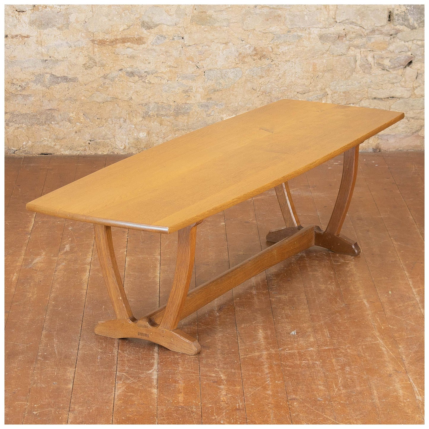 Edward Barnsley Design Arts & Crafts Cotswold School Oak Coffee Table by Acornman
