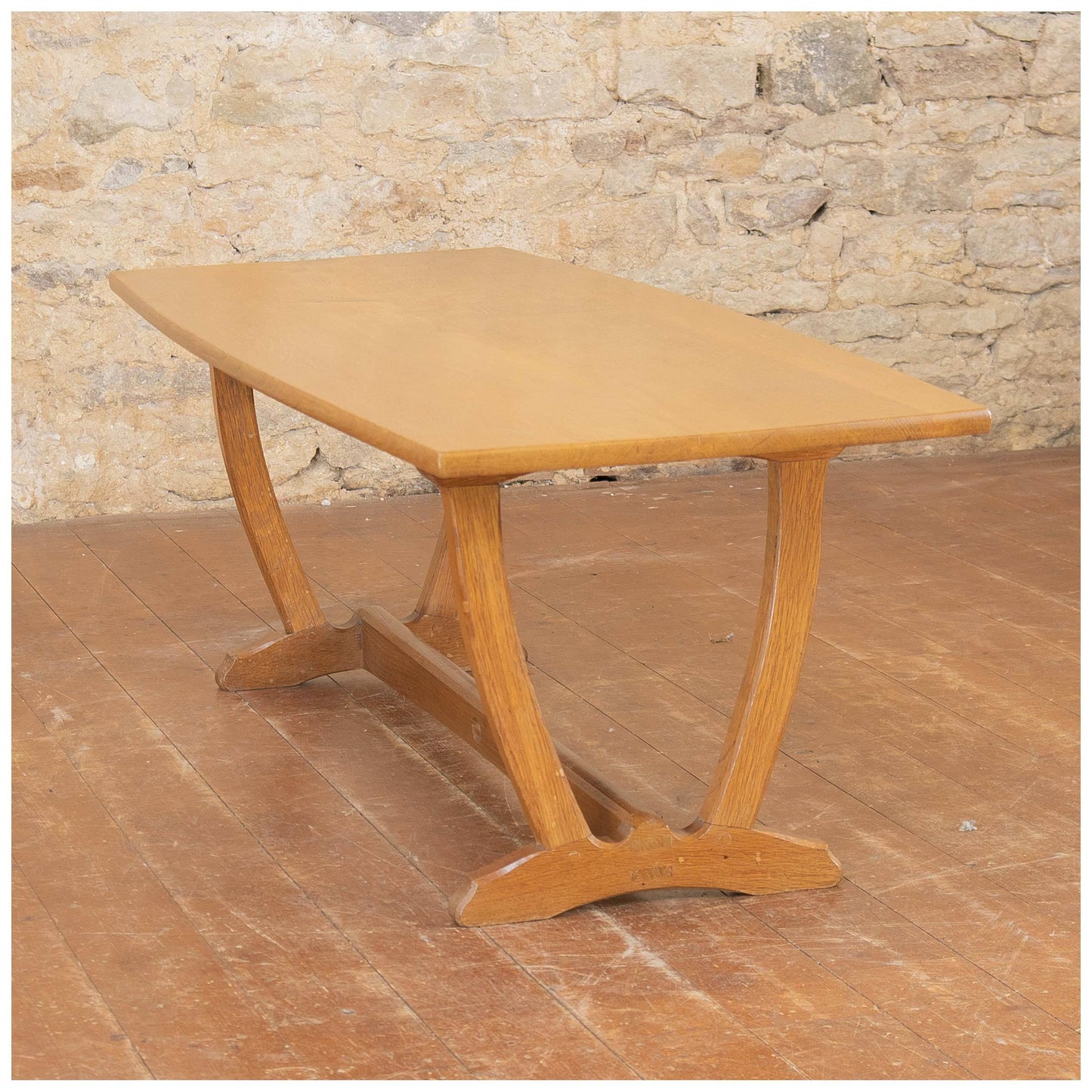 Edward Barnsley Design Arts & Crafts Cotswold School Oak Coffee Table by Acornman