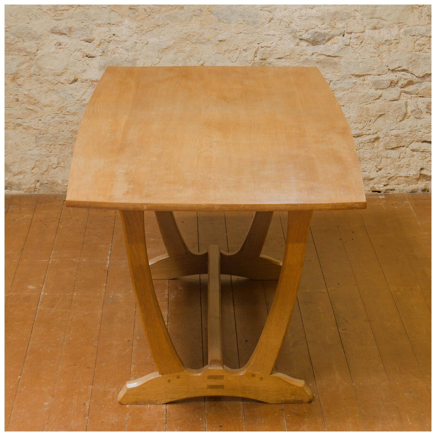 Edward Barnsley Design Arts & Crafts Cotswold School Oak Dining Table by Acornman