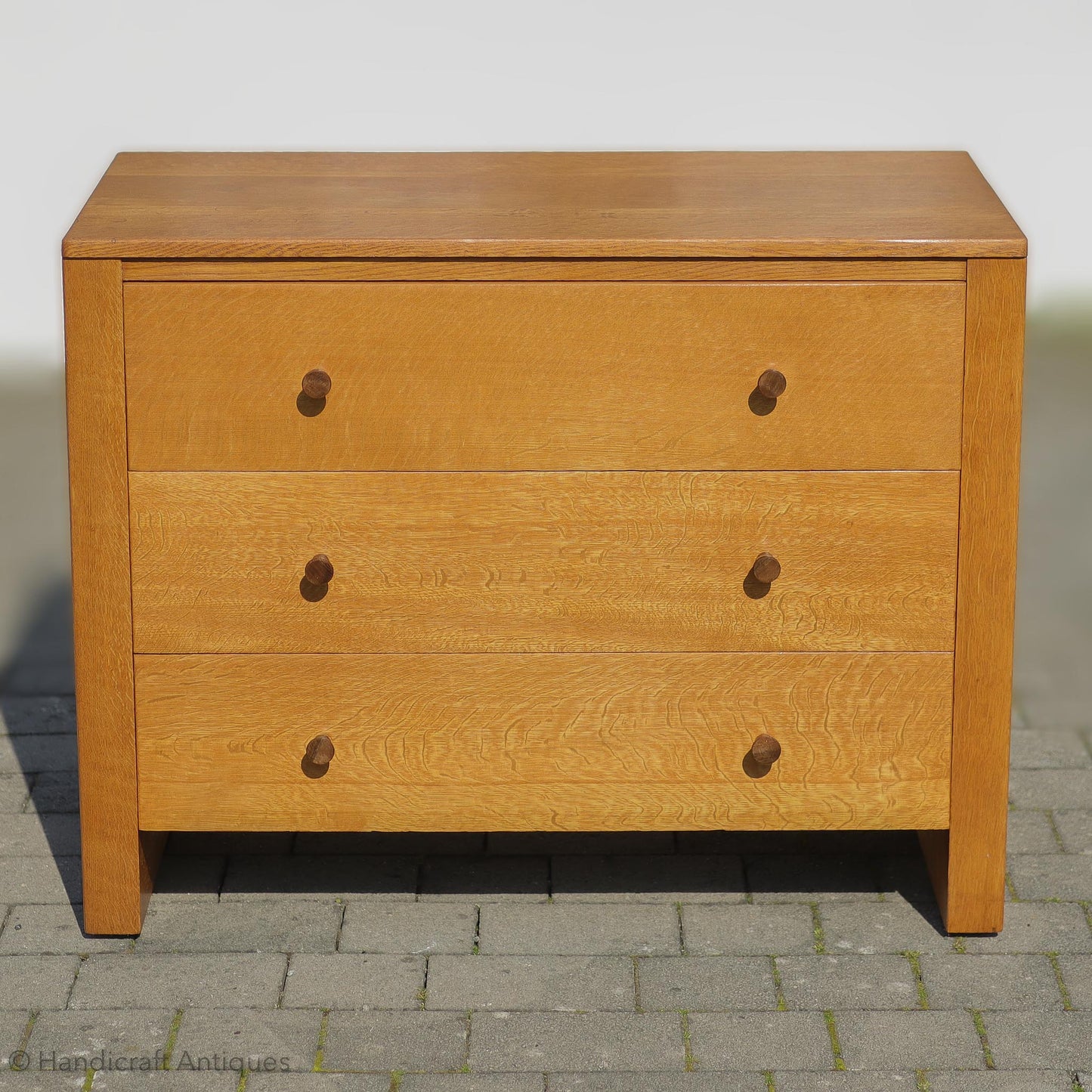 Gordon Russell Arts & Crafts Cotswold School English Oak Chest of Drawers c. 1935
