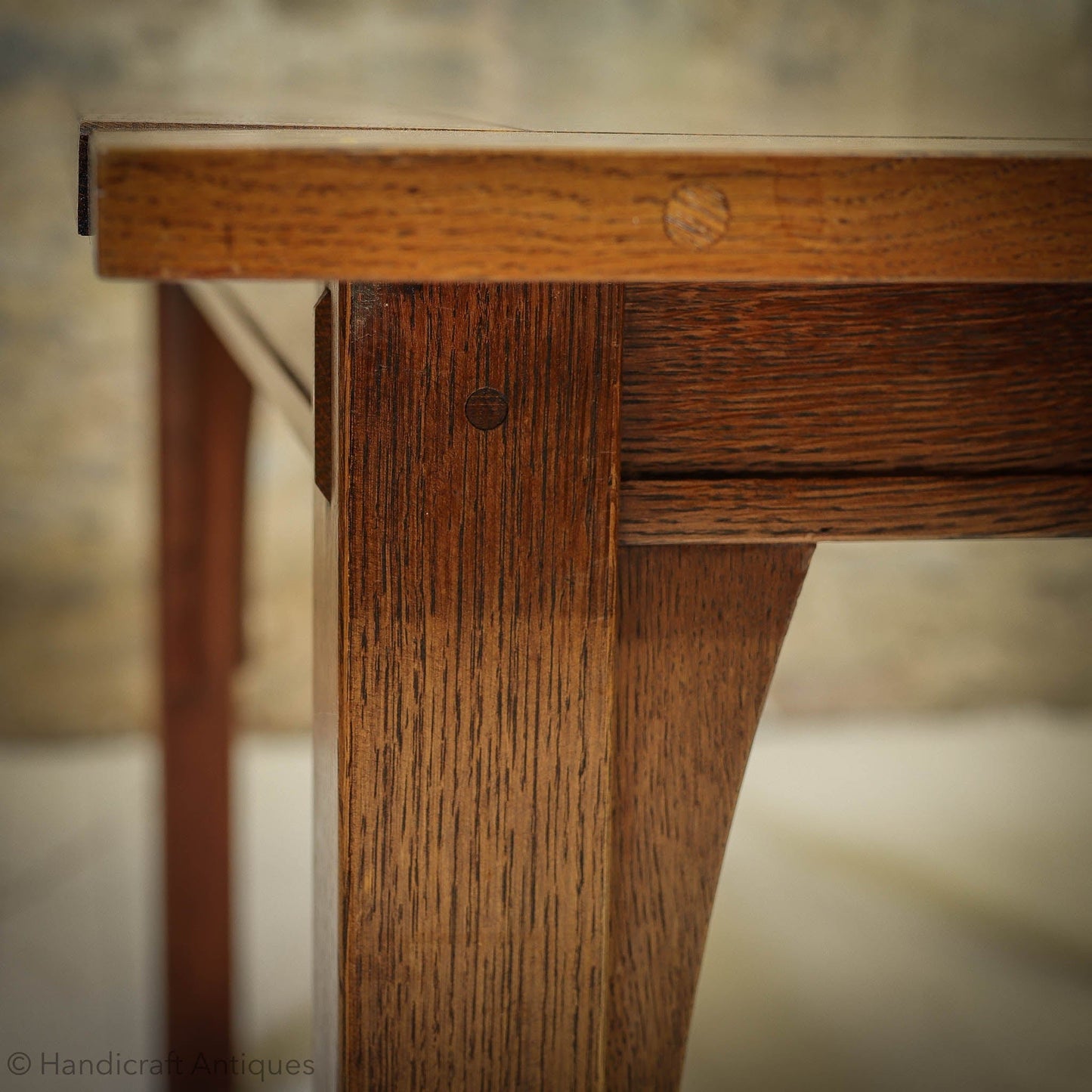 Stickley Furniture Arts & Crafts Mission School Oak Dining Table