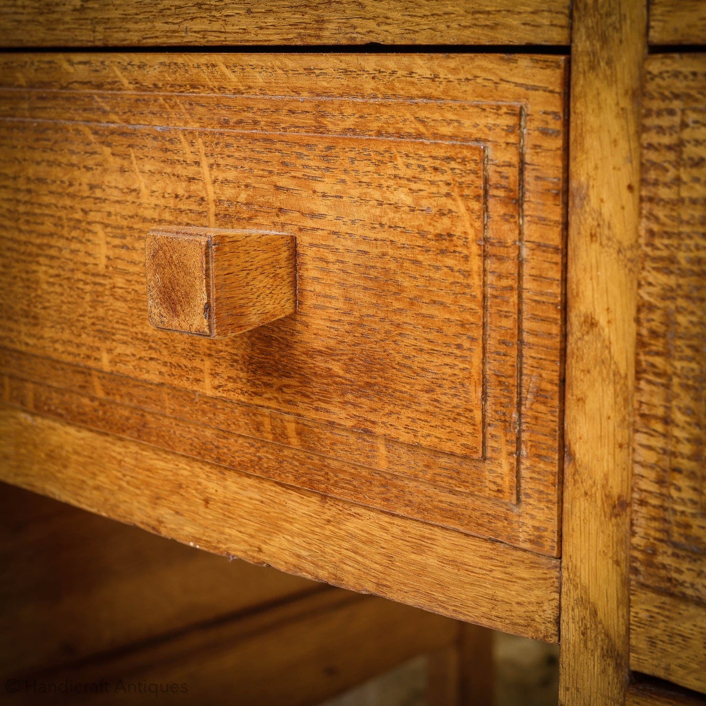 Brynmawr Furniture Company Arts & Crafts Cotswold School Oak Dressing Table