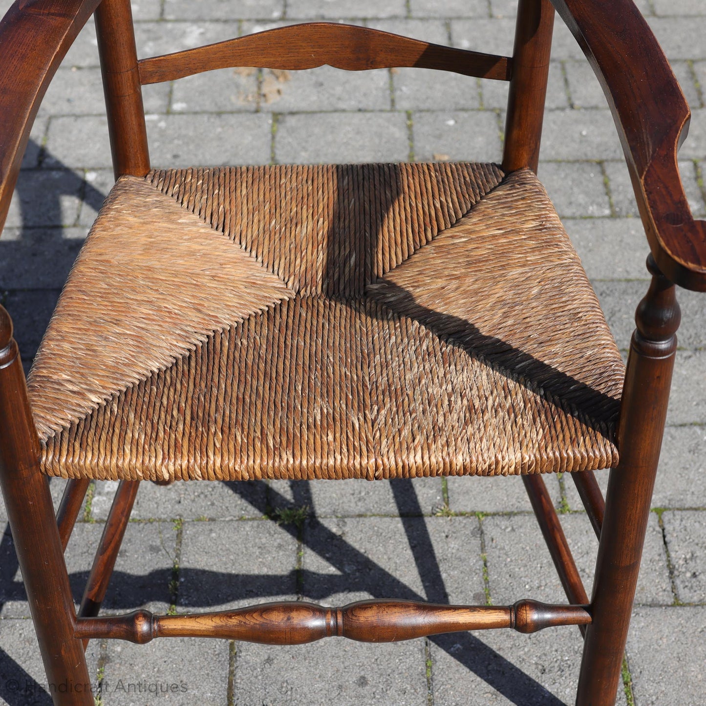 Edward Gardiner (Ernest Gimson design) Arts & Crafts Cotswold School Armchair
