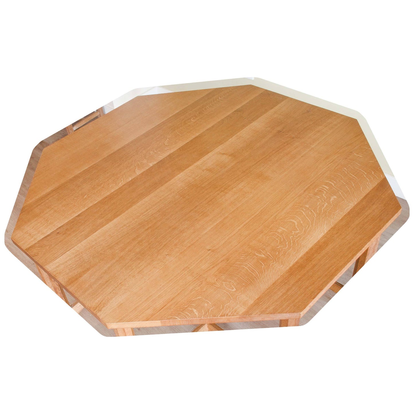 Garry Olson Gary Olson Very Large Octagonal Oak Arts Crafts Dining Table