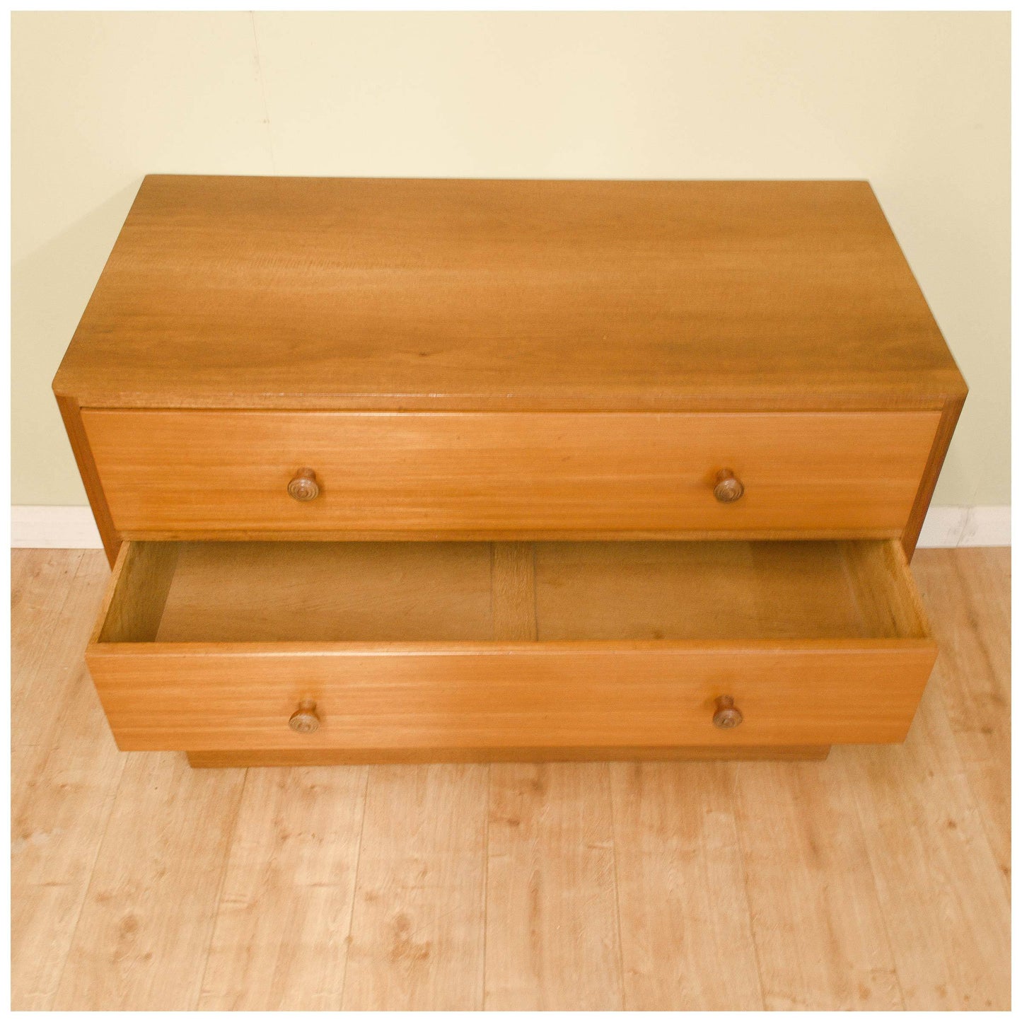 Gordon Russell Cotswold School Arts Crafts Walnut Chest of Drawers