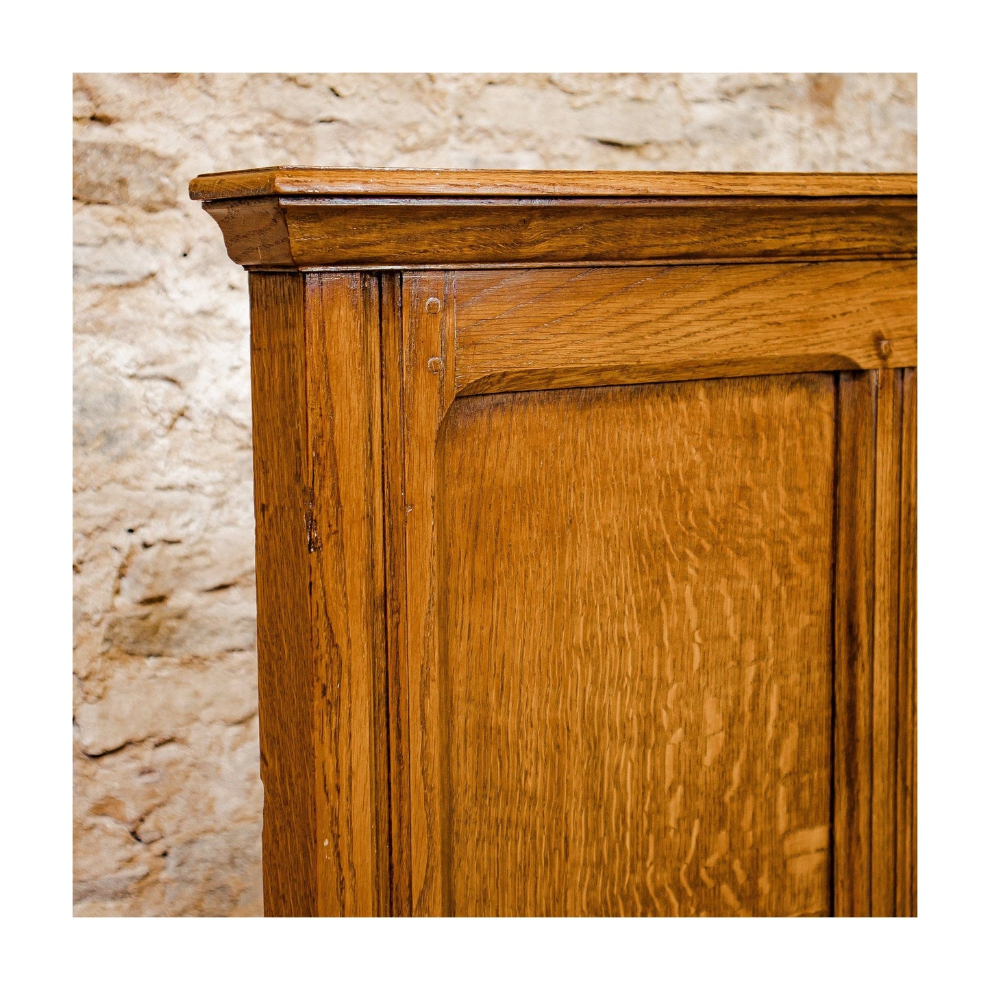 Gordon Russell Design 401 Arts & Crafts Cotswold School King Size Oak Bed, 1929
