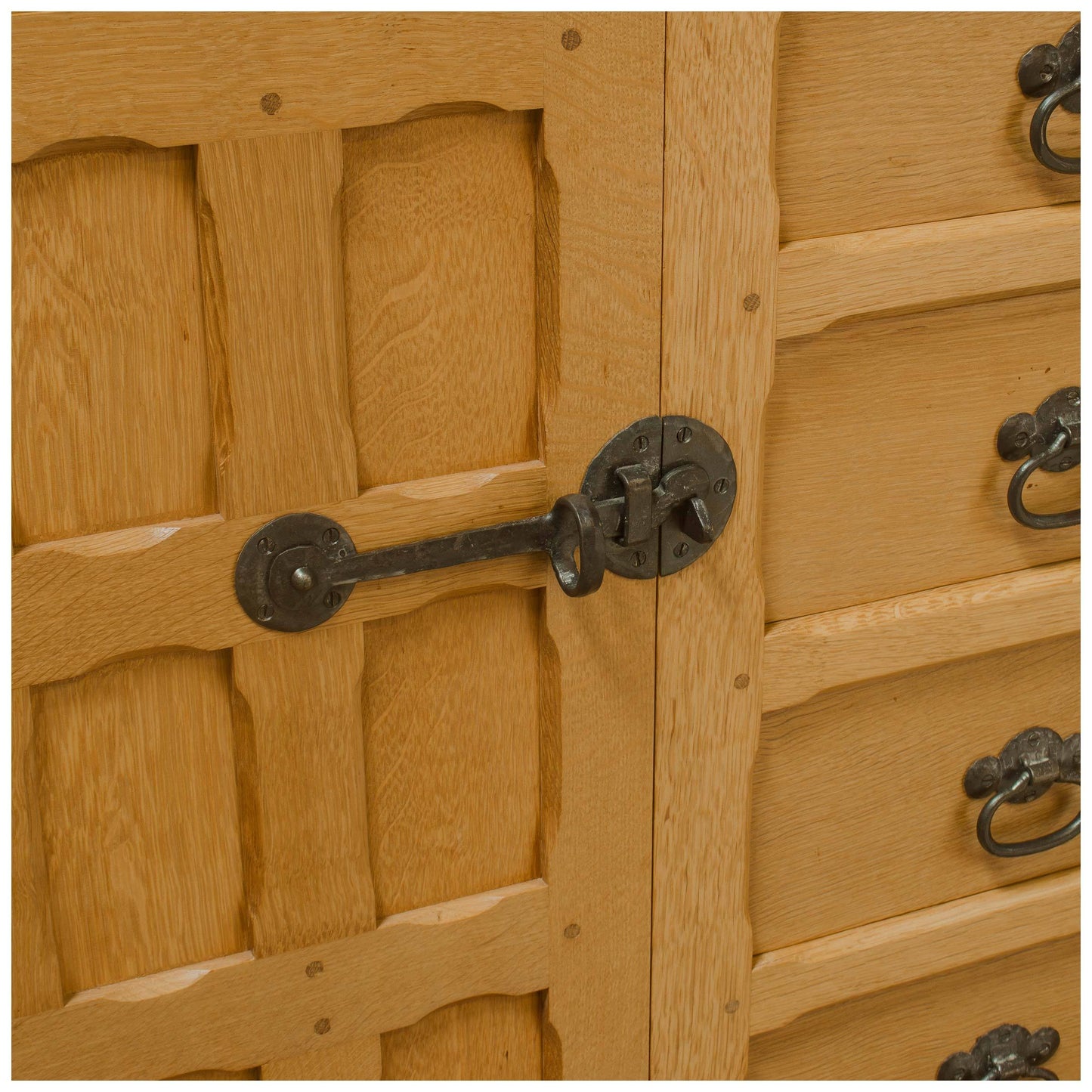 Horace 'Knightman' Knight Arts & Crafts Yorkshire School English Oak Dresser