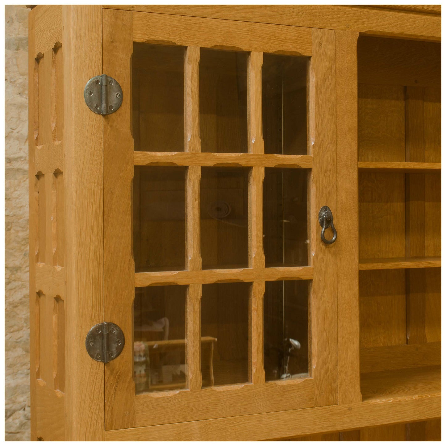 Horace 'Knightman' Knight Arts & Crafts Yorkshire School English Oak Dresser