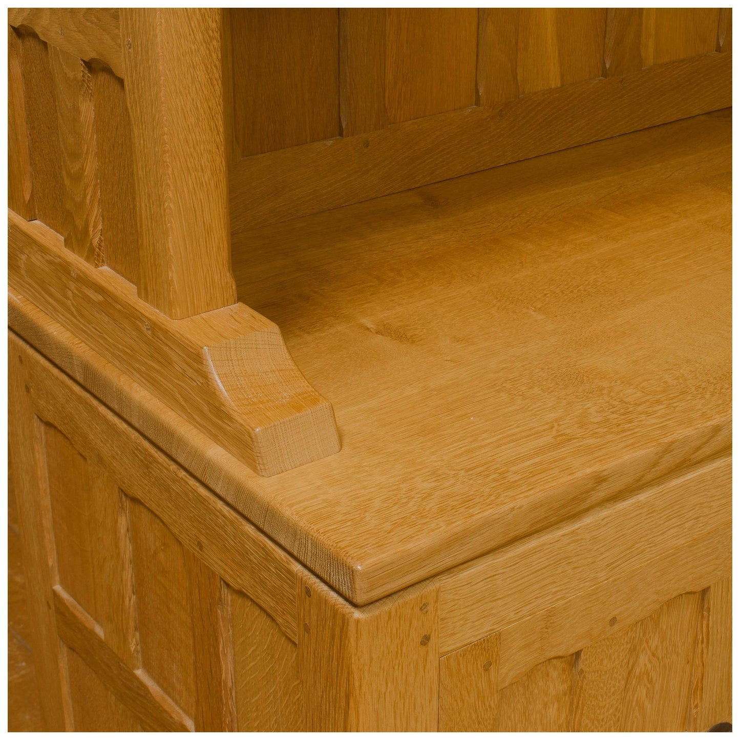 Horace 'Knightman' Knight Arts & Crafts Yorkshire School English Oak Dresser