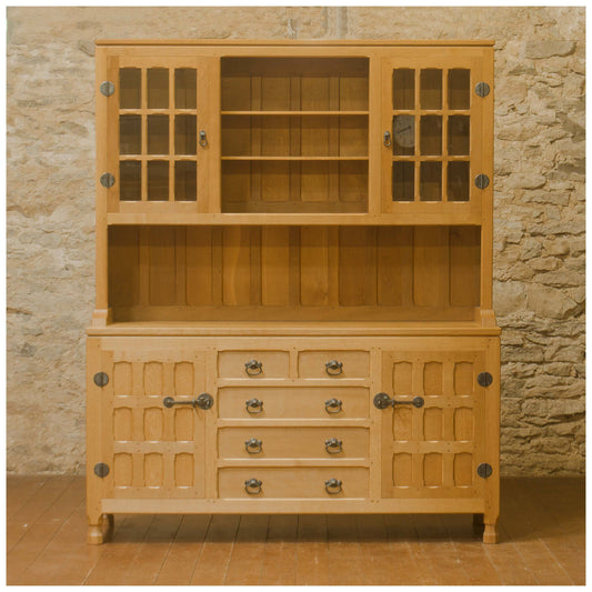Horace 'Knightman' Knight Arts & Crafts Yorkshire School English Oak Dresser