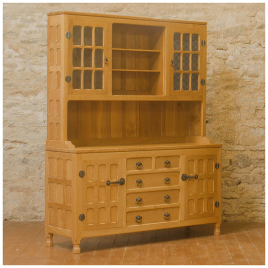 Horace 'Knightman' Knight Arts & Crafts Yorkshire School English Oak Dresser