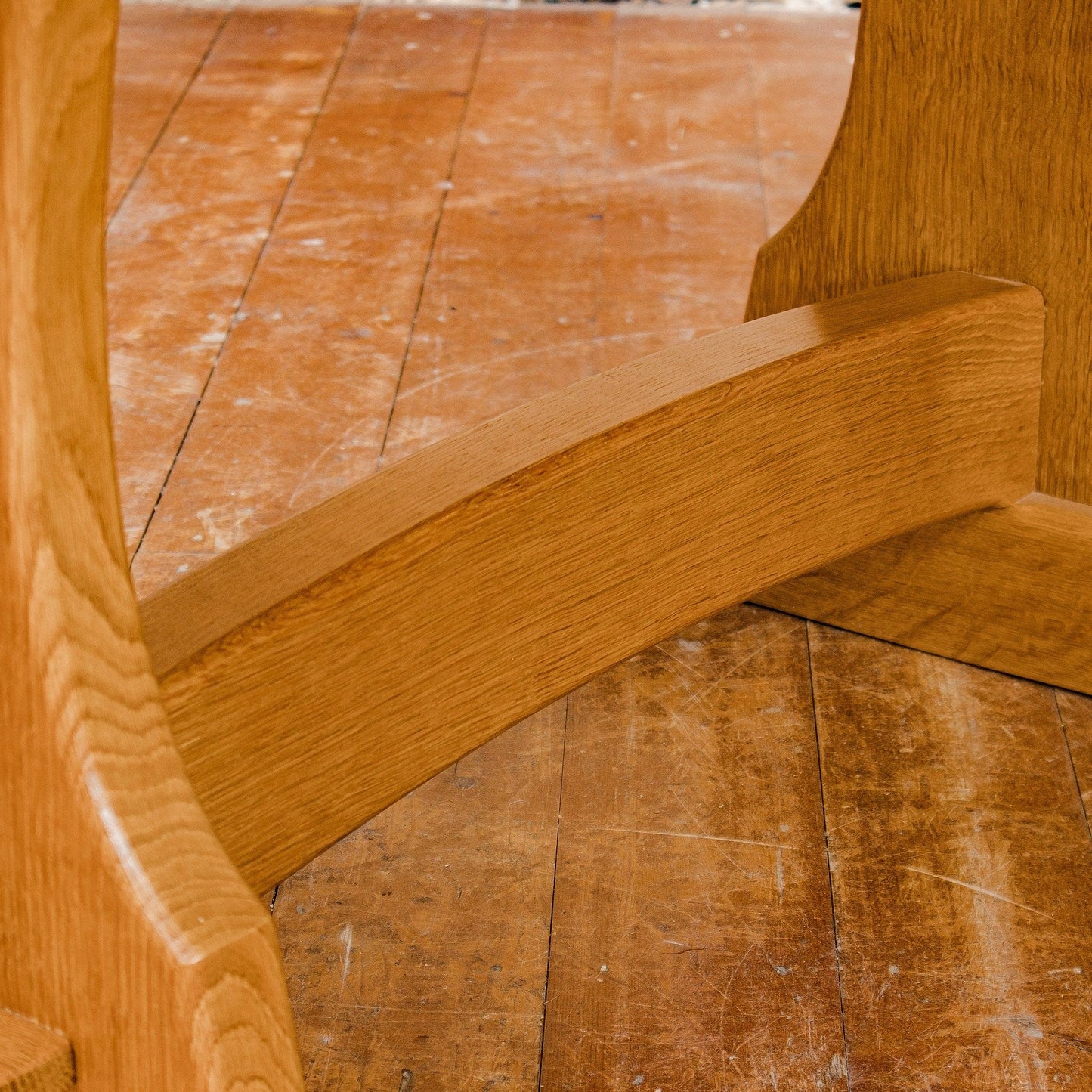 Horace 'Knightman' Knight Arts & Crafts Yorkshire School Oak Dining Table