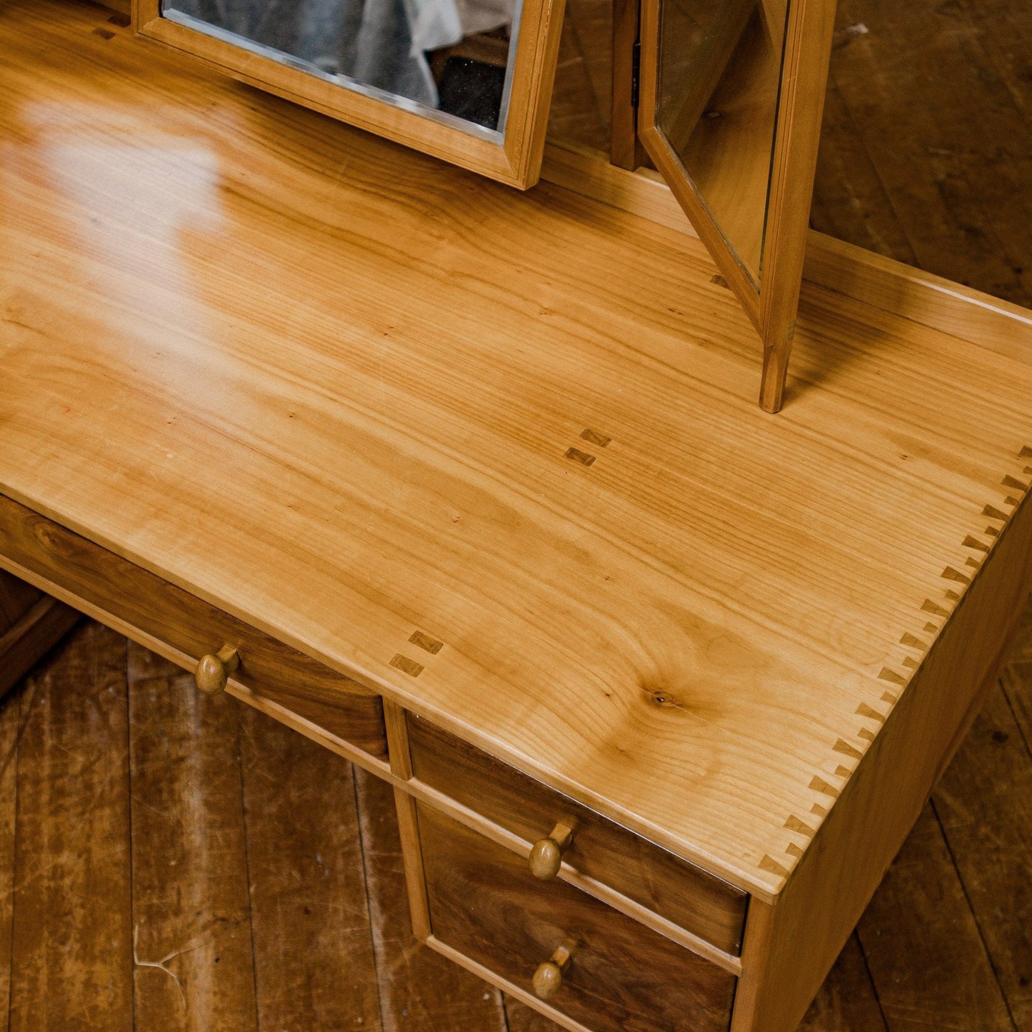 Hugh Birkett (Ex-Oliver Morel) Arts & Crafts Cotswold School Dressing Table 1955