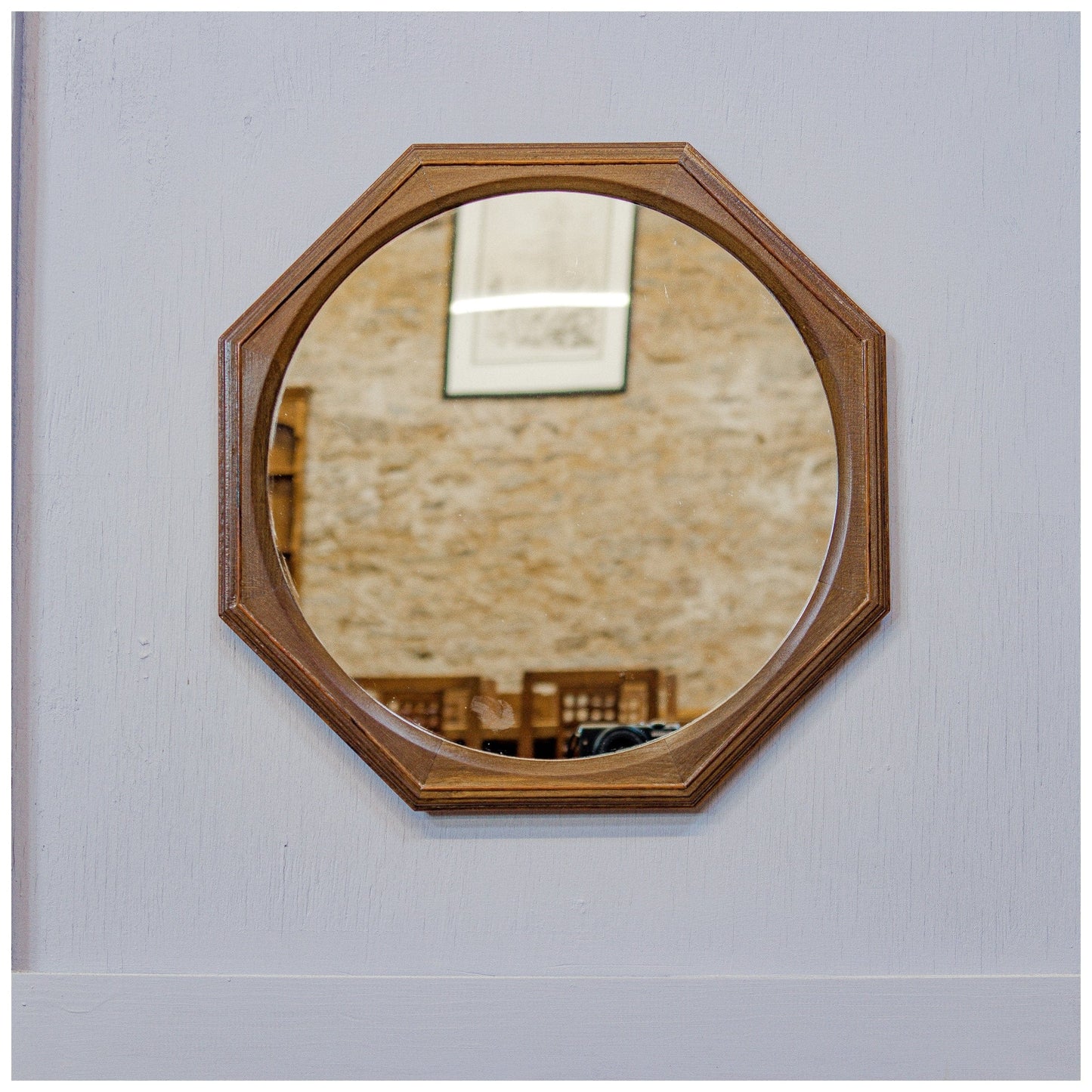Hugh Birkett (Ex-Oliver Morel) Arts & Crafts Cotswold School Octagonal Mirror