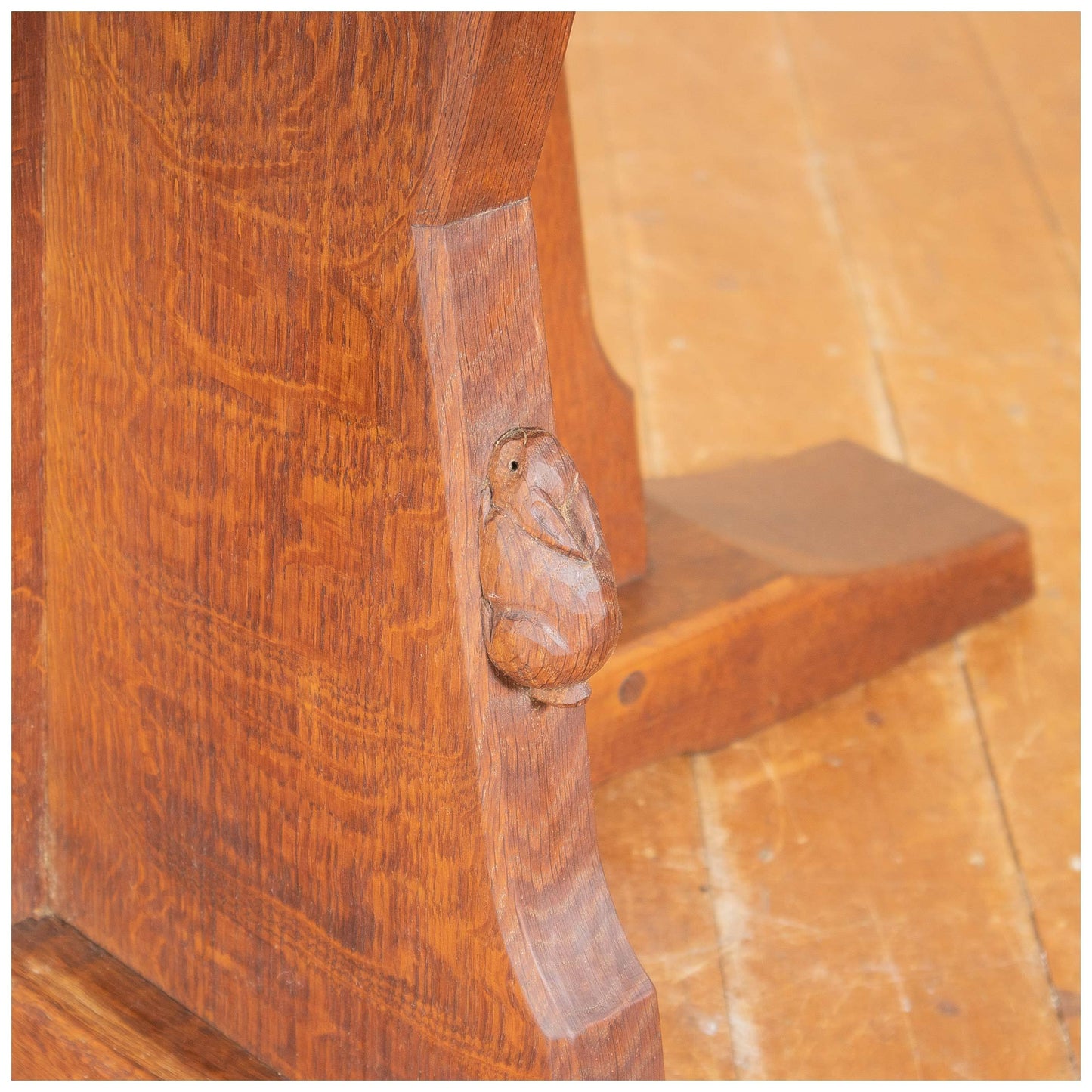 Rabbitman, Ex-Mouseman Arts & Crafts Yorkshire School Oak Octagonal Dining Table