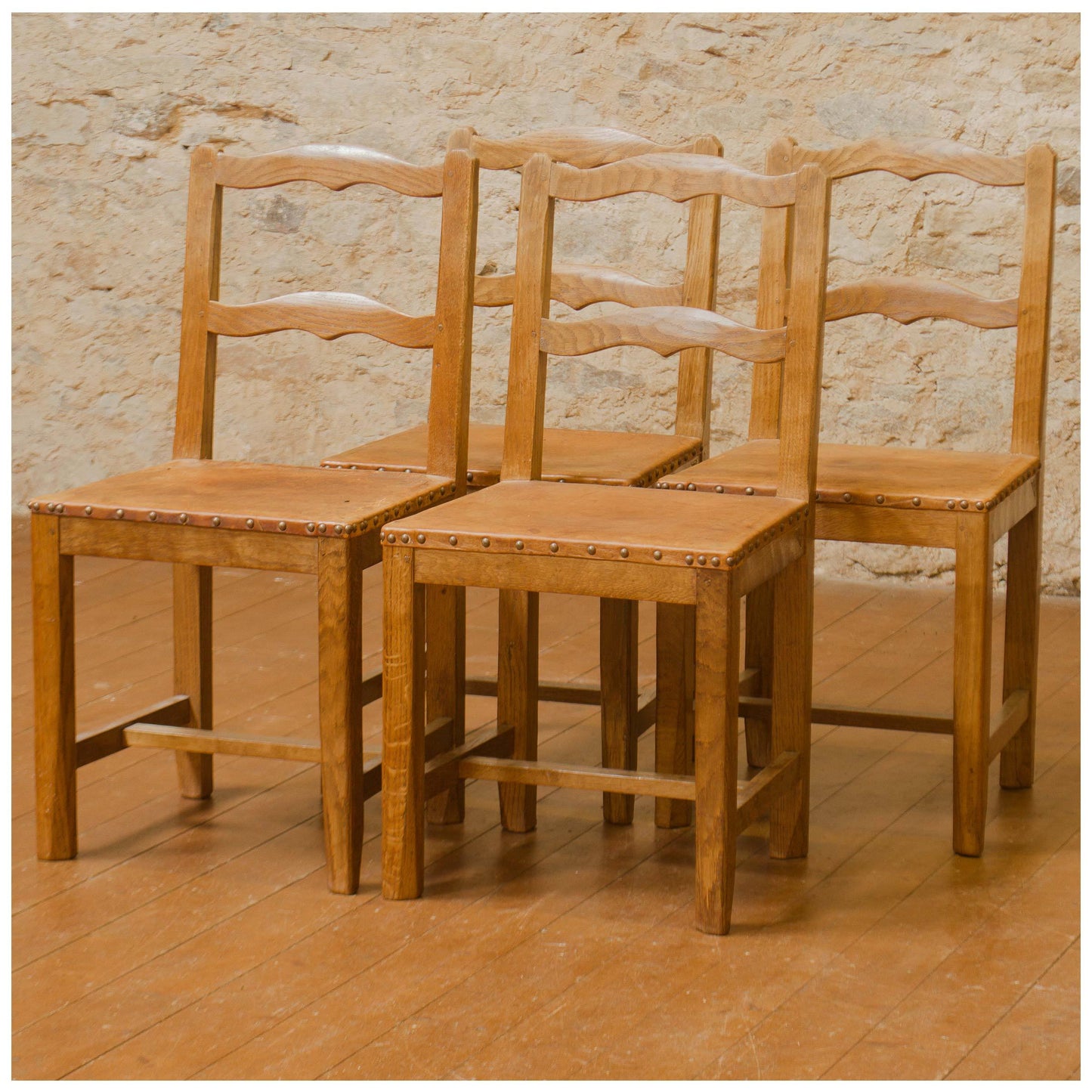 Robert Kingpost Ingham Arts & Crafts Yorkshire School English Oak English Chairs