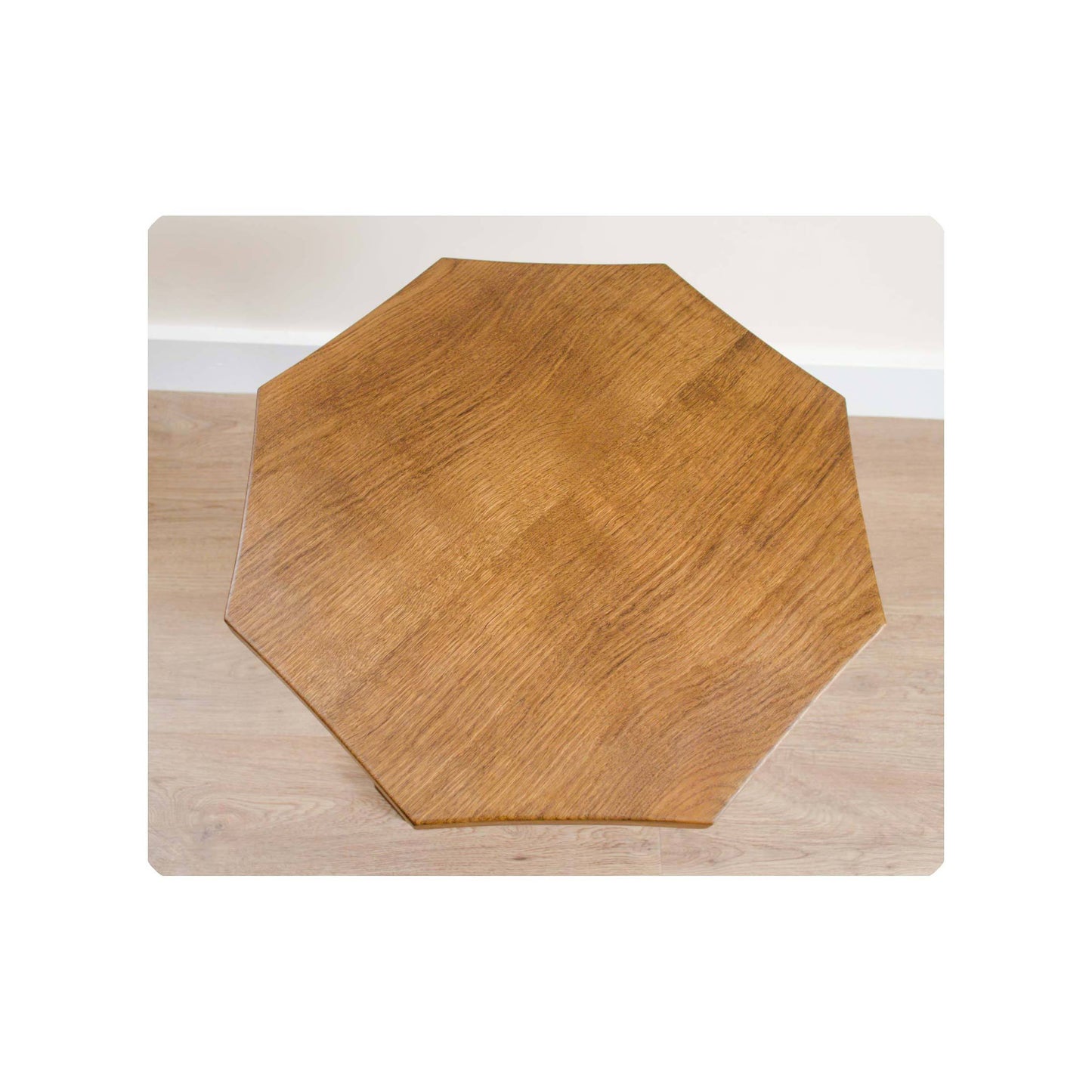 Robert 'Mouseman' Thompson Handmade Antique Solid Oak Octagonal Coffee Table