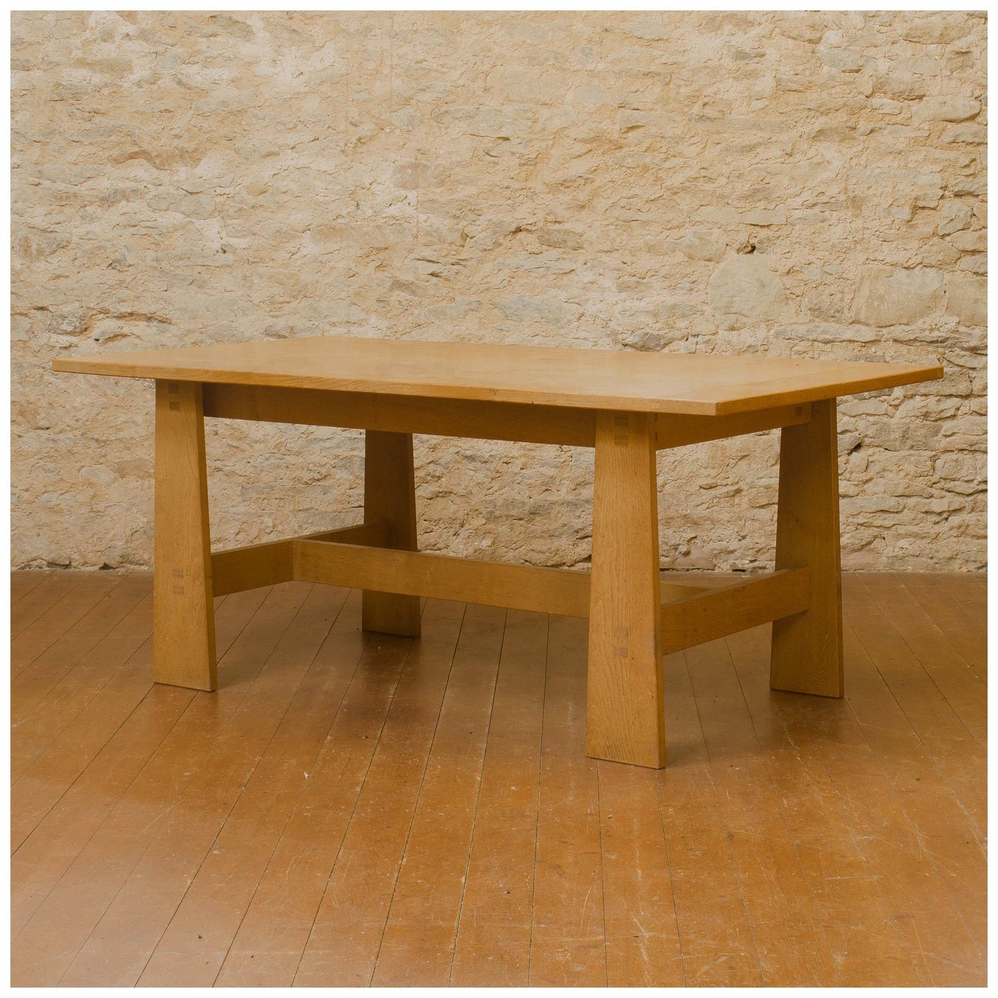 Rowena Lee Arts & Crafts Lakes School English Oak Oak Table 2005