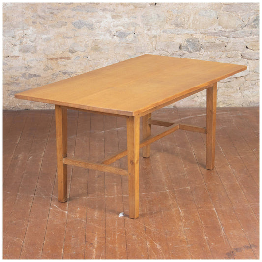 Squirrelman (Ex-Mouseman) Arts & Crafts Yorkshire School English Oak Dining Table
