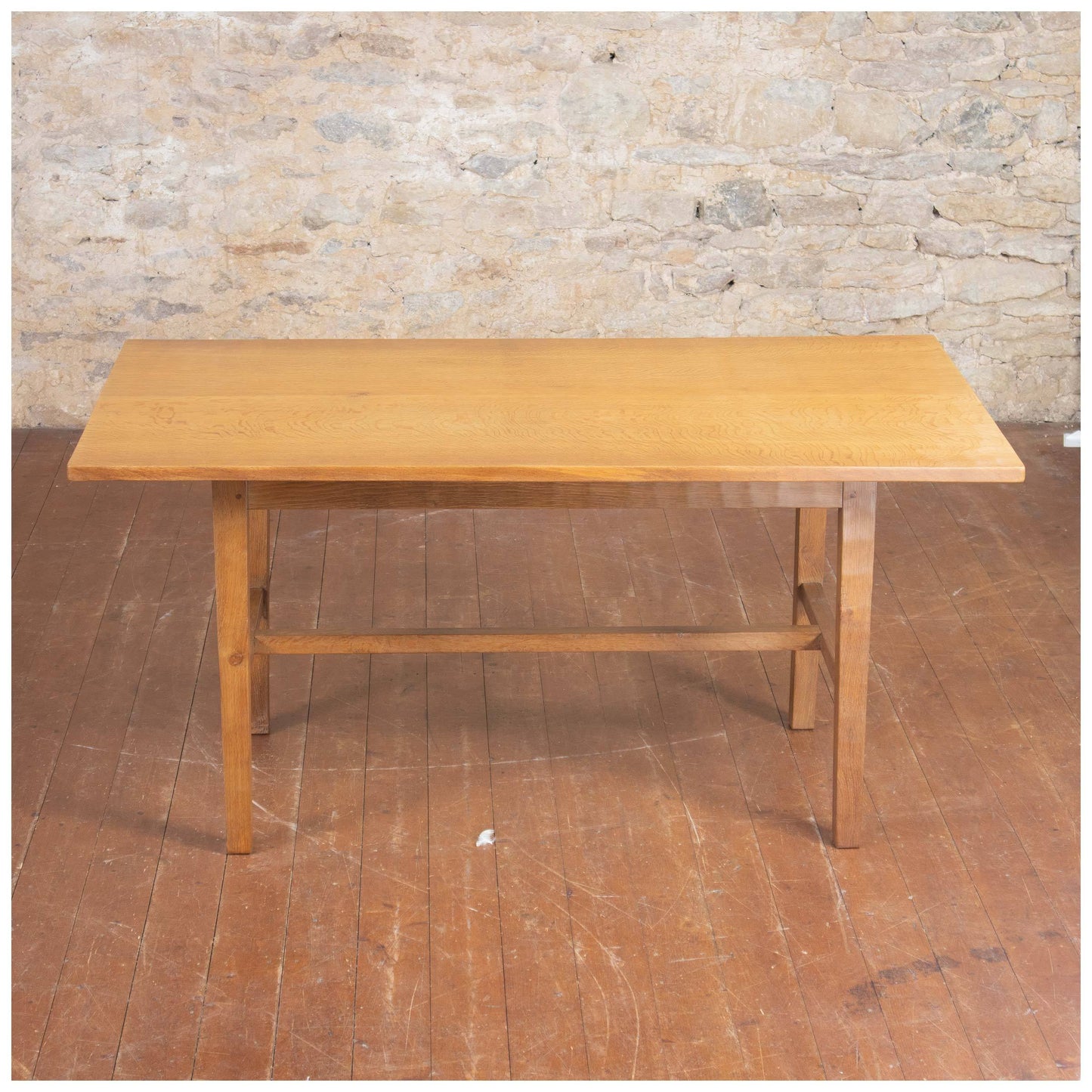 Squirrelman (Ex-Mouseman) Arts & Crafts Yorkshire School English Oak Dining Table