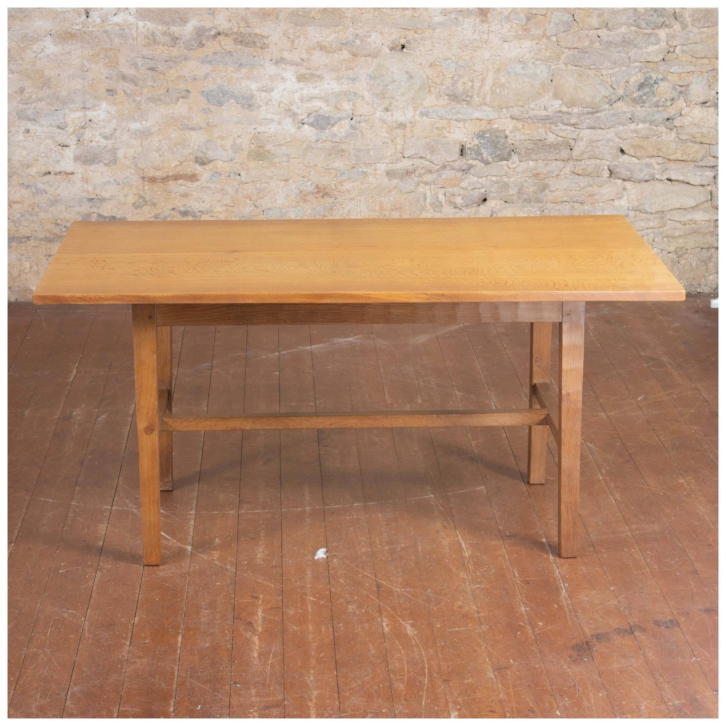 Squirrelman (Ex-Mouseman) Arts & Crafts Yorkshire School English Oak Dining Table