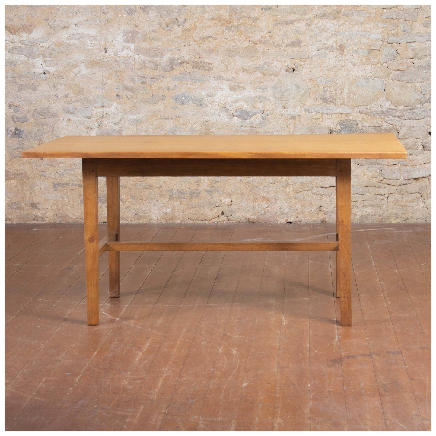 Squirrelman (Ex-Mouseman) Arts & Crafts Yorkshire School English Oak Dining Table