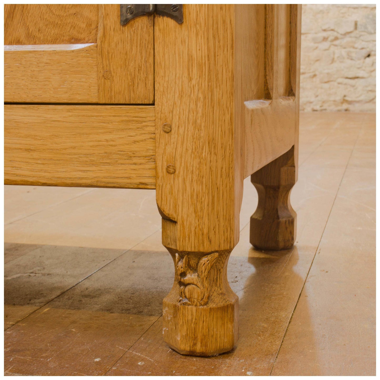 Squirrelman (Ex-Mouseman) Arts & Crafts Yorkshire School English Oak Sideboard