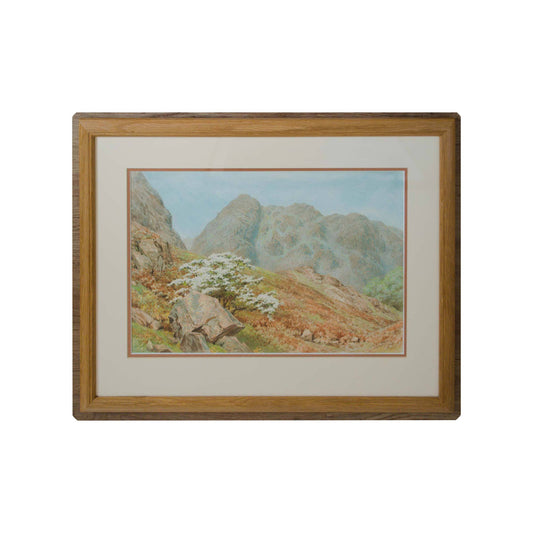 W. G. Collingwood an Original Watercolour of Raven Crag Yewdale 1929 1929