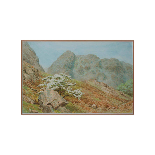 W. G. Collingwood an Original Watercolour of Raven Crag Yewdale 1929 1929