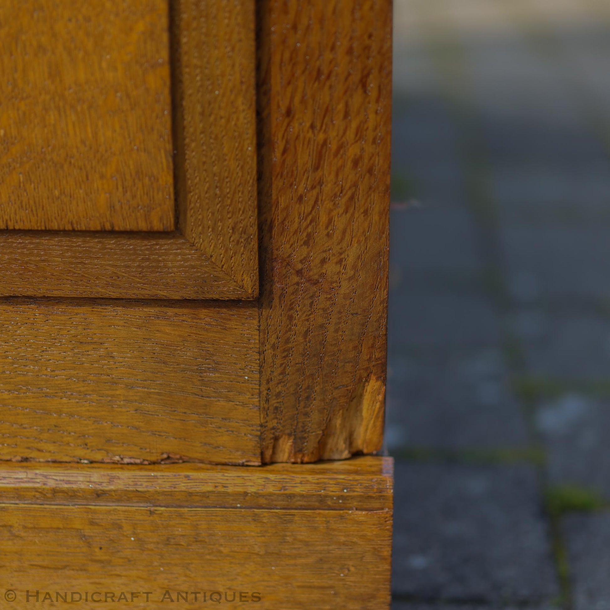 Brynmawr Furniture Company  Arts & Crafts Cotswold School English Oak Wardrobe c. 1930.