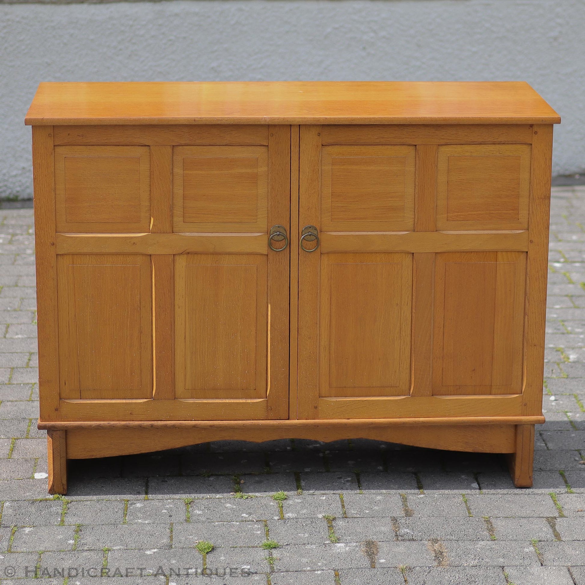 Heal and Co [Ambrose Heal] Arts & Crafts Cotswold School English Oak Sideboard c. 1930.