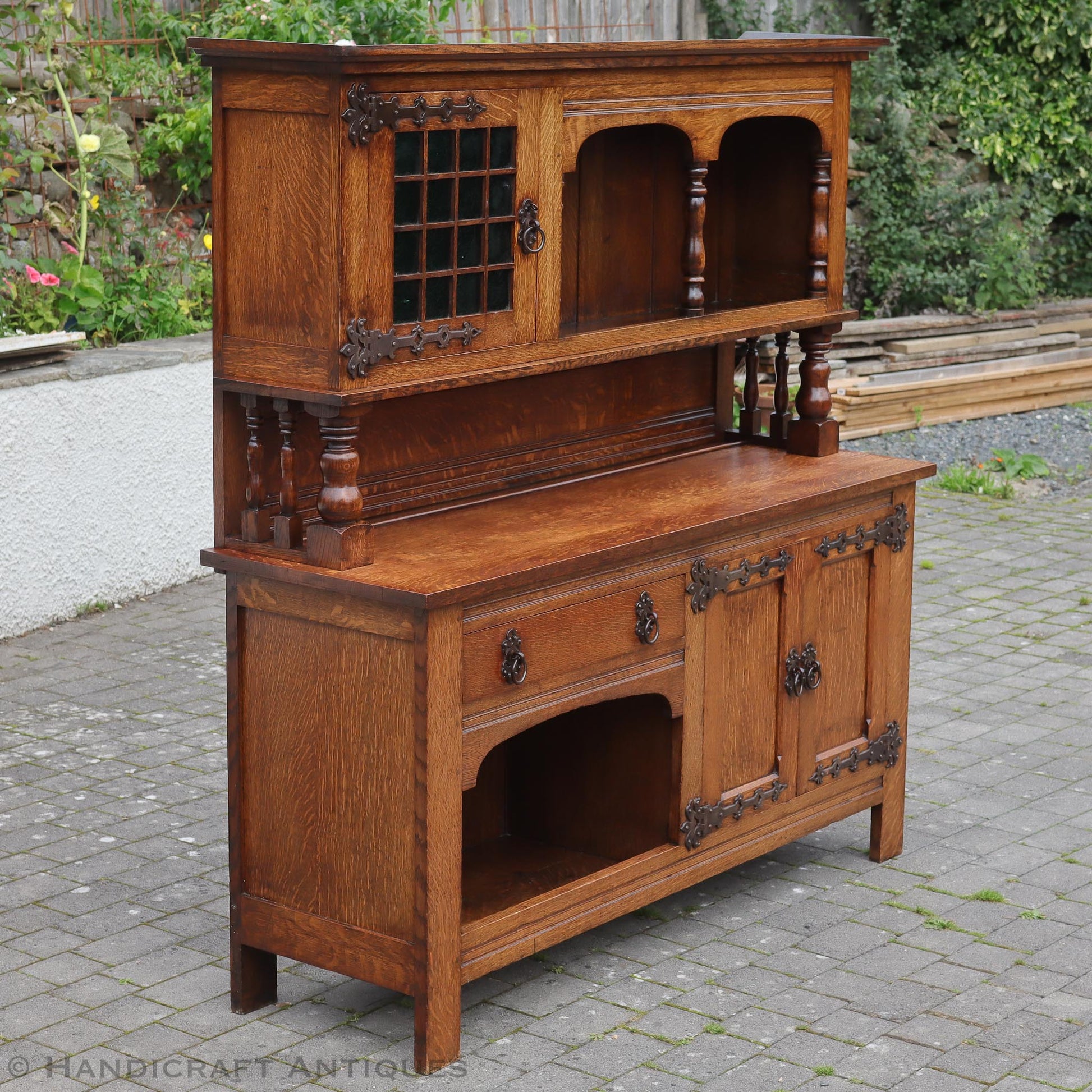 Liberty & Co Arts & Crafts Cotswold School English Oak ‘Lochleven’ Dresser