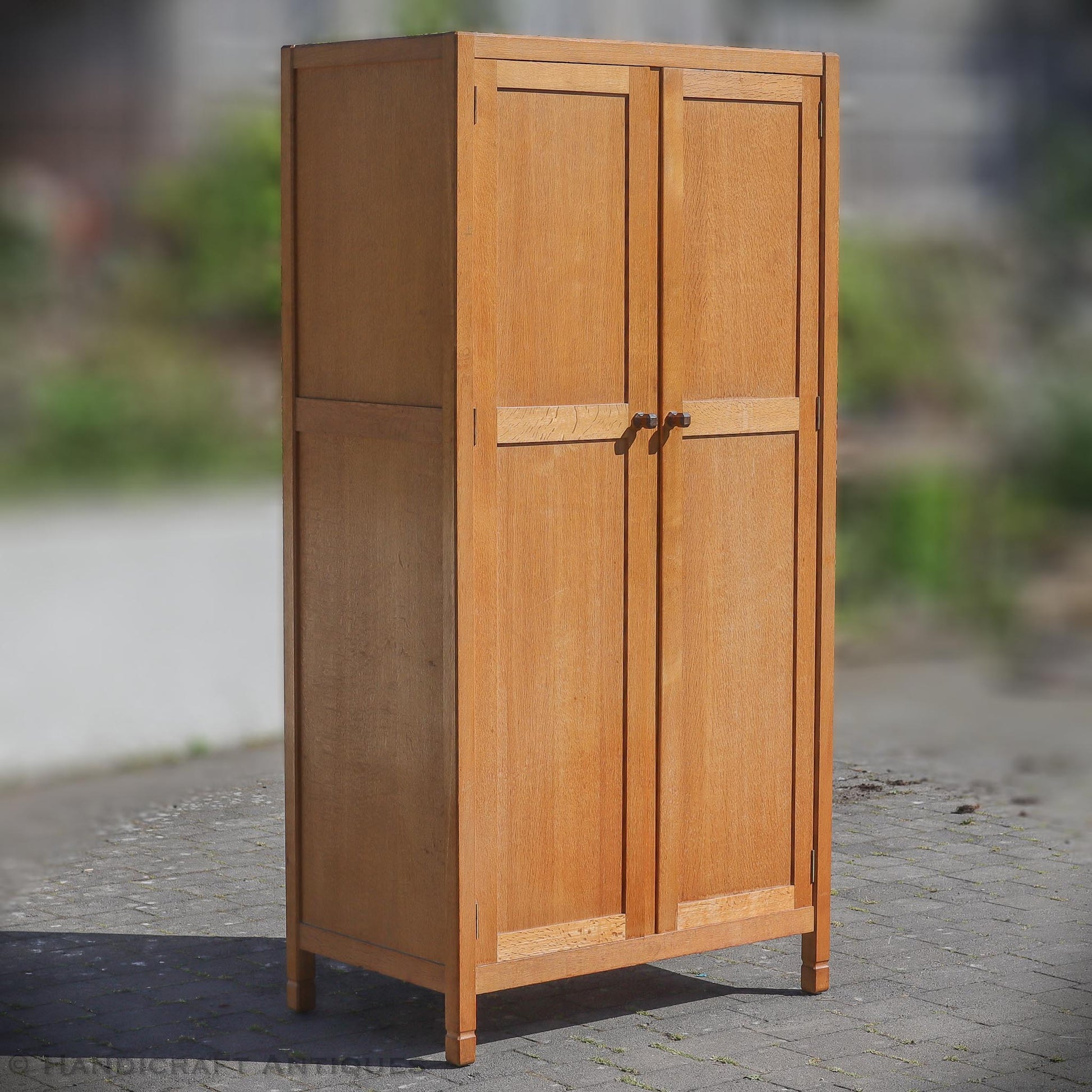 1920s Gordon Russell Arts & Crafts Cotswold School English Oak ‘Coxwell’ Wardrobe