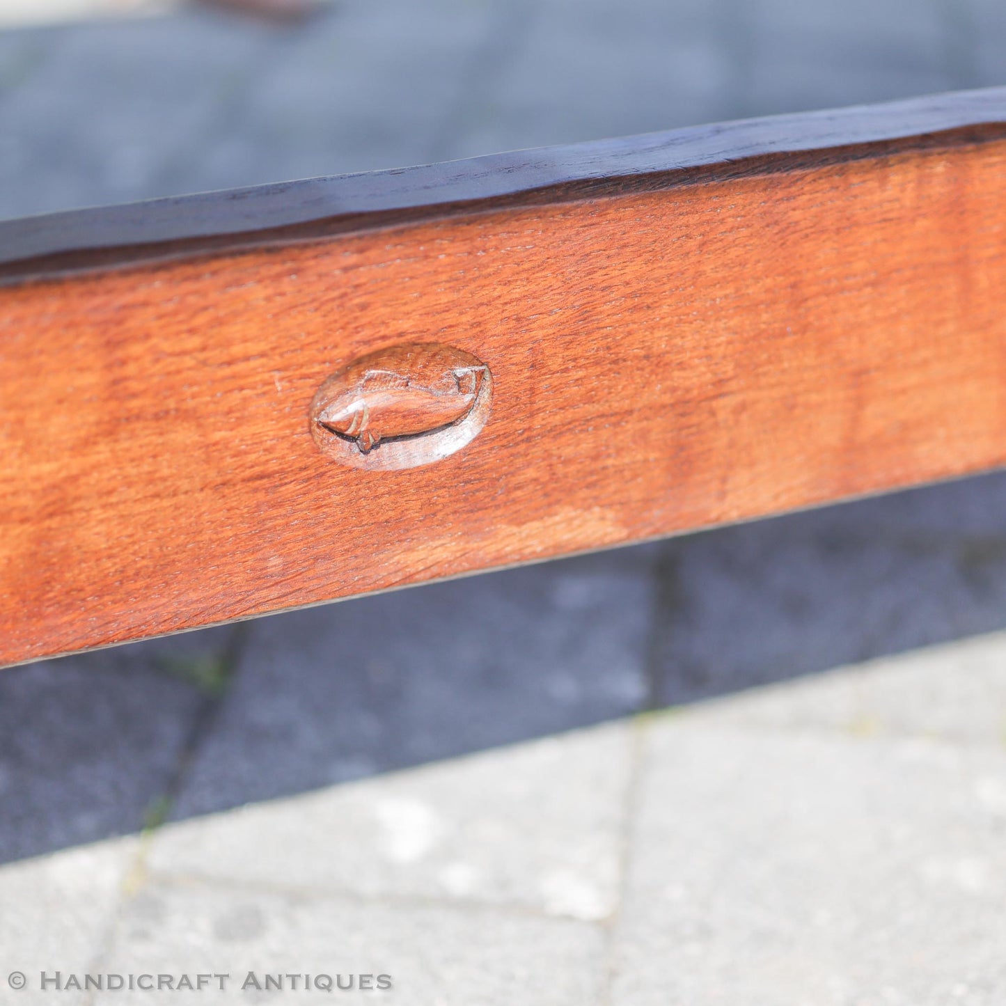 Derek 'Lizardman' Slater Arts & Crafts Yorkshire School English Oak Dining Table