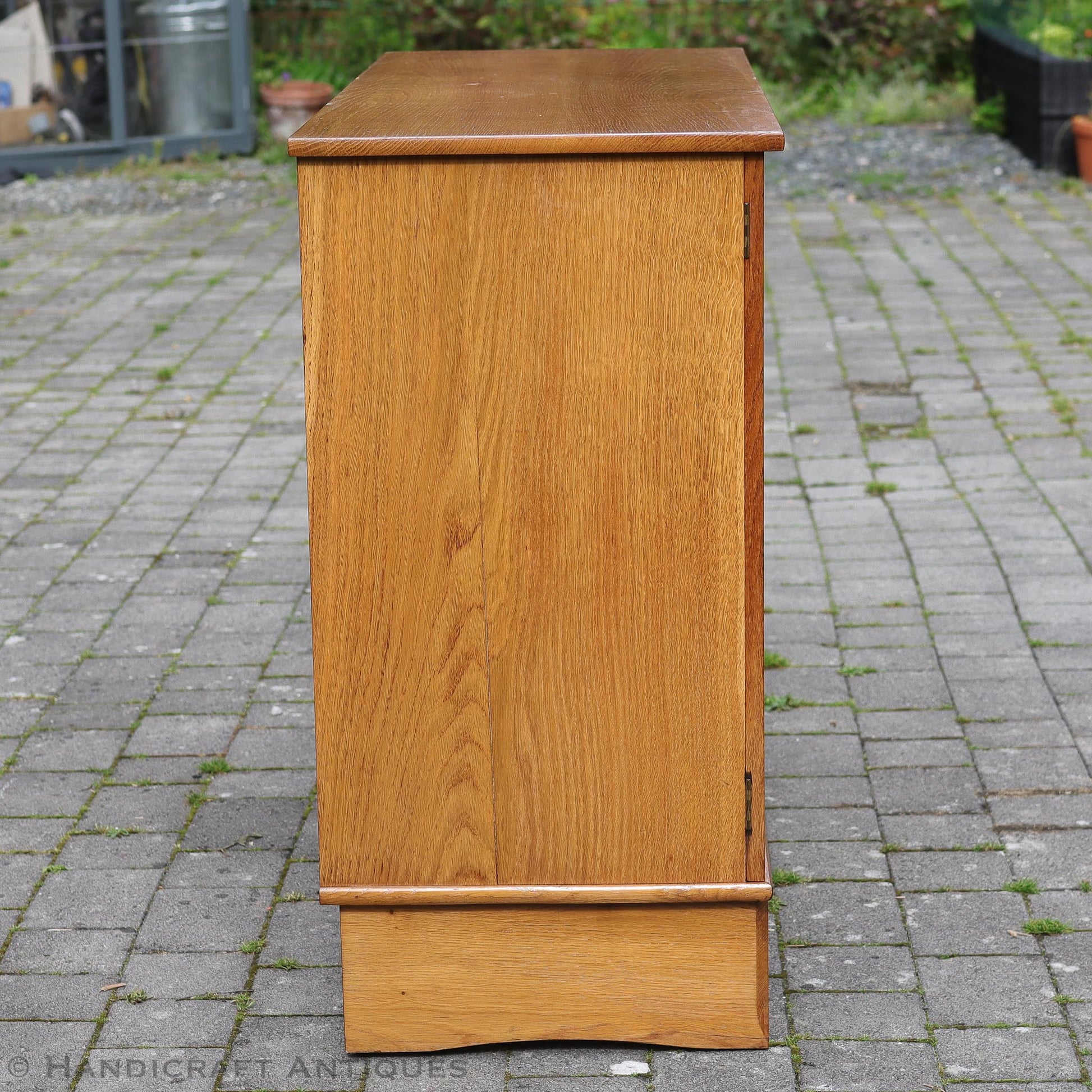 Heal and Co [Ambrose Heal] Arts & Crafts Cotswold School English Oak Sideboard c. 1930.